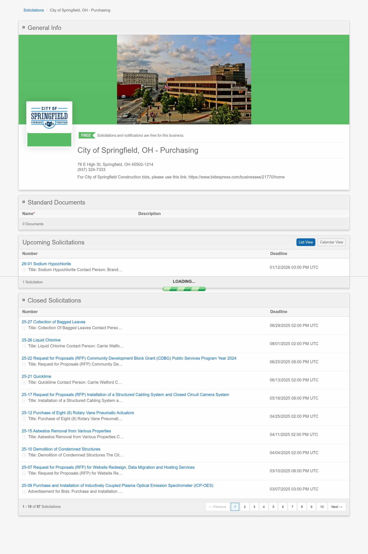 Latest website image capture