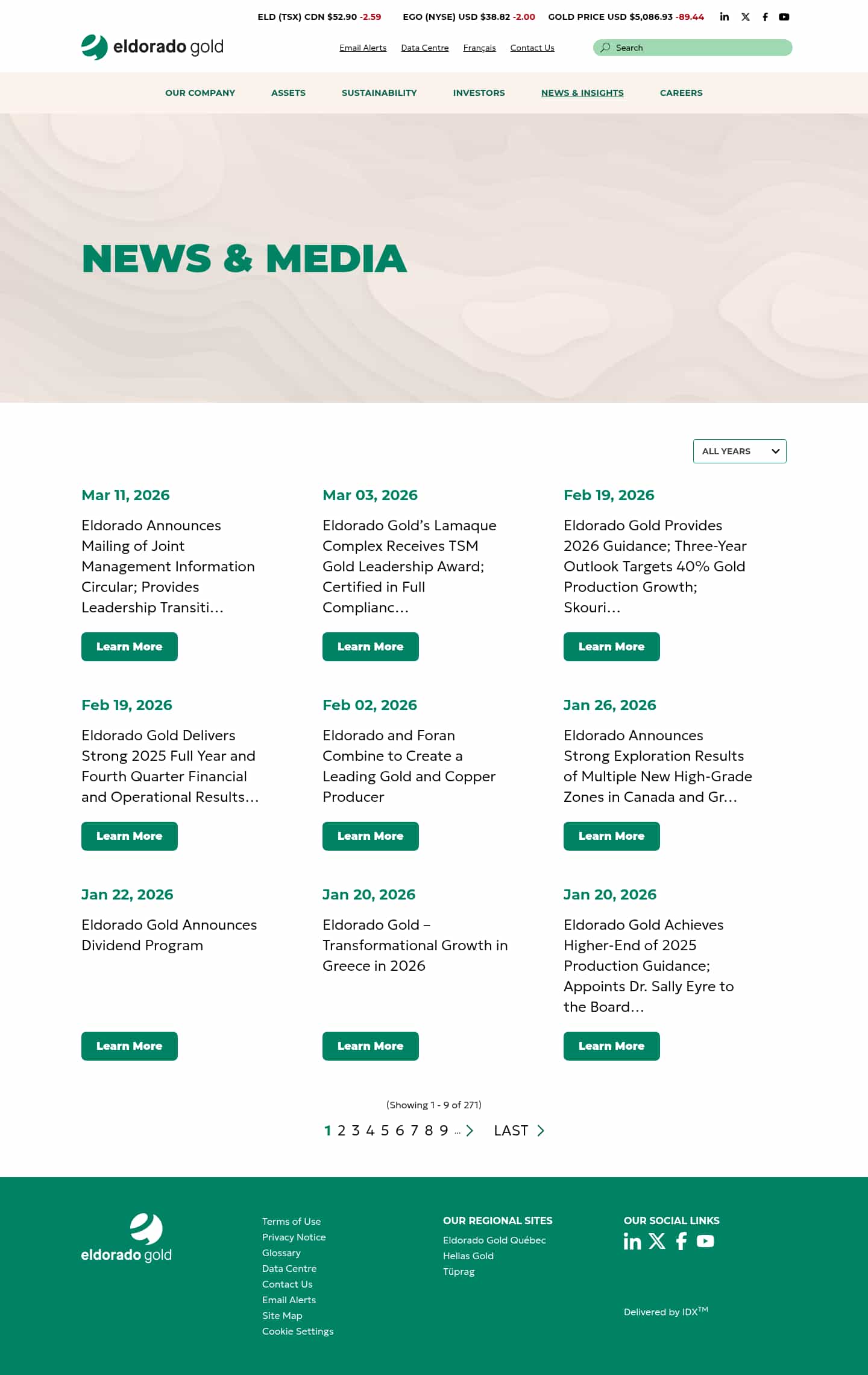 Latest website image capture