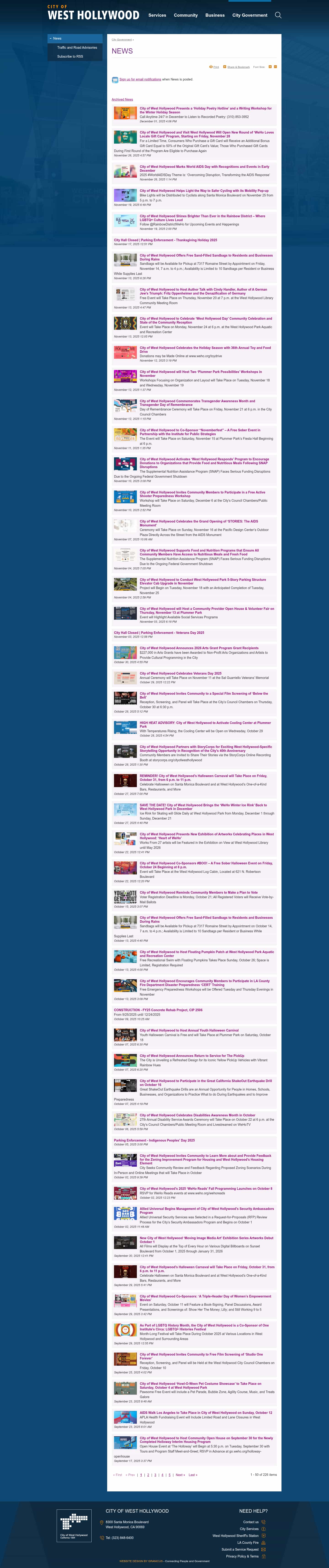 Latest website image capture