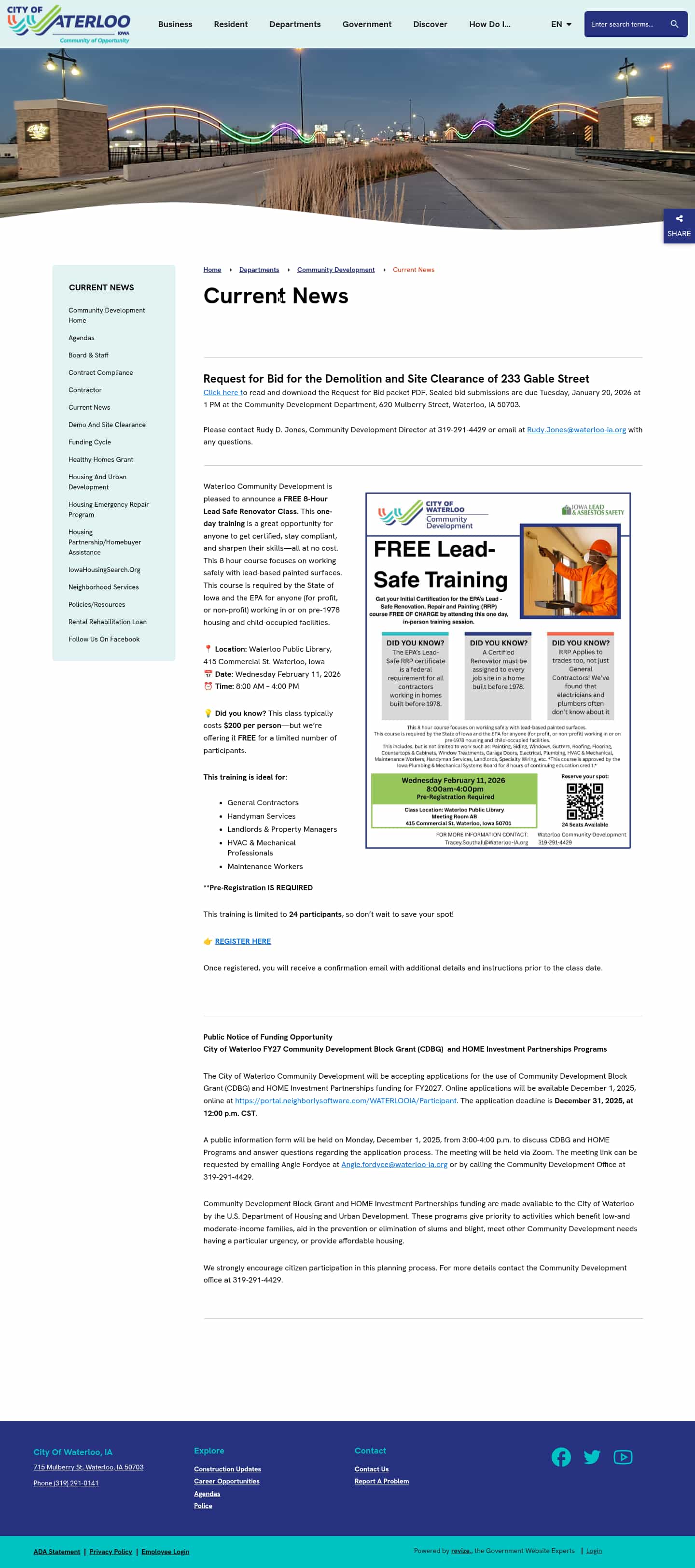 Latest website image capture