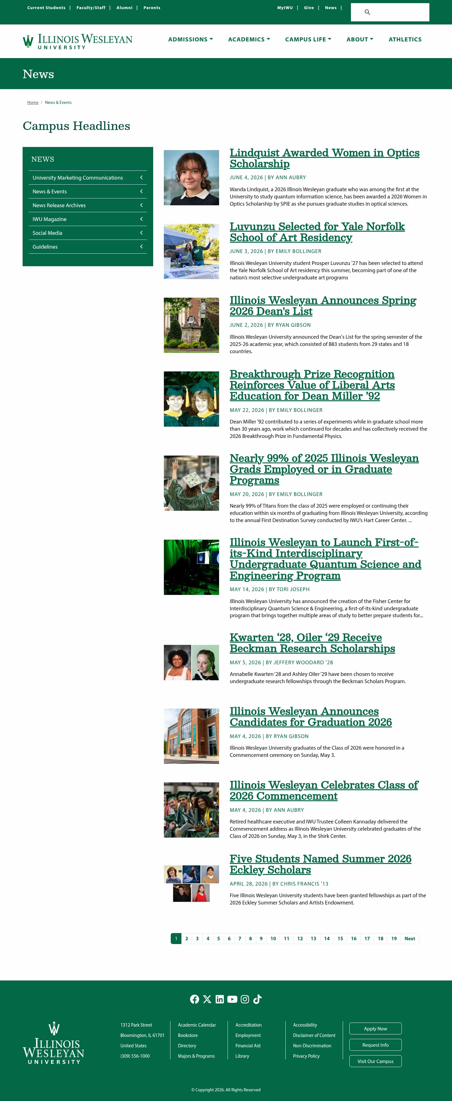 Latest website image capture
