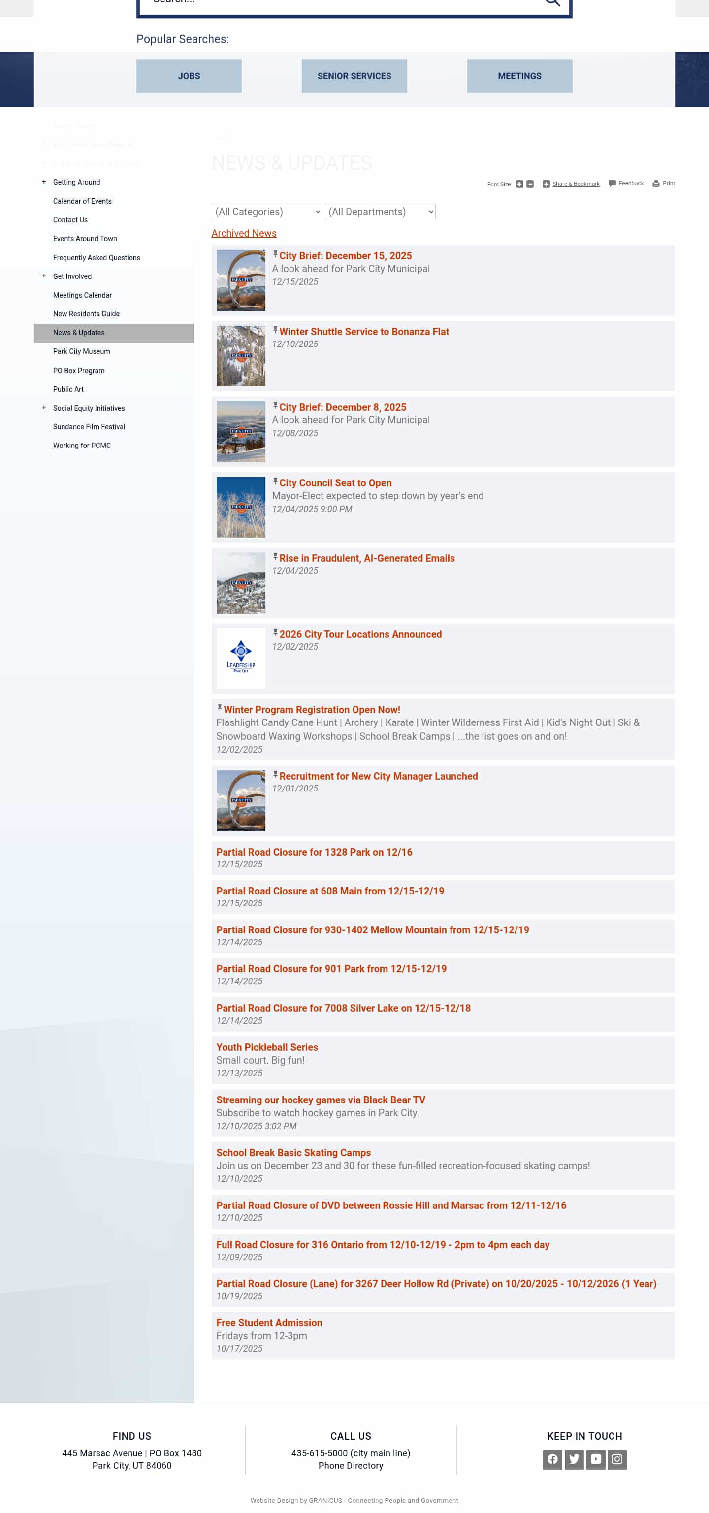 Latest website image capture