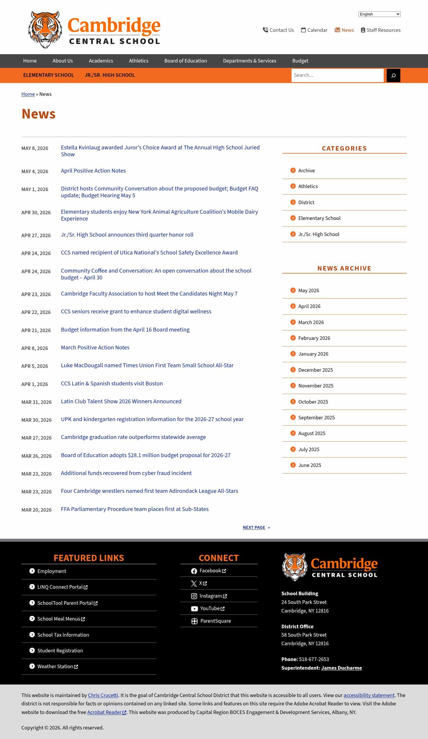 Latest website image capture