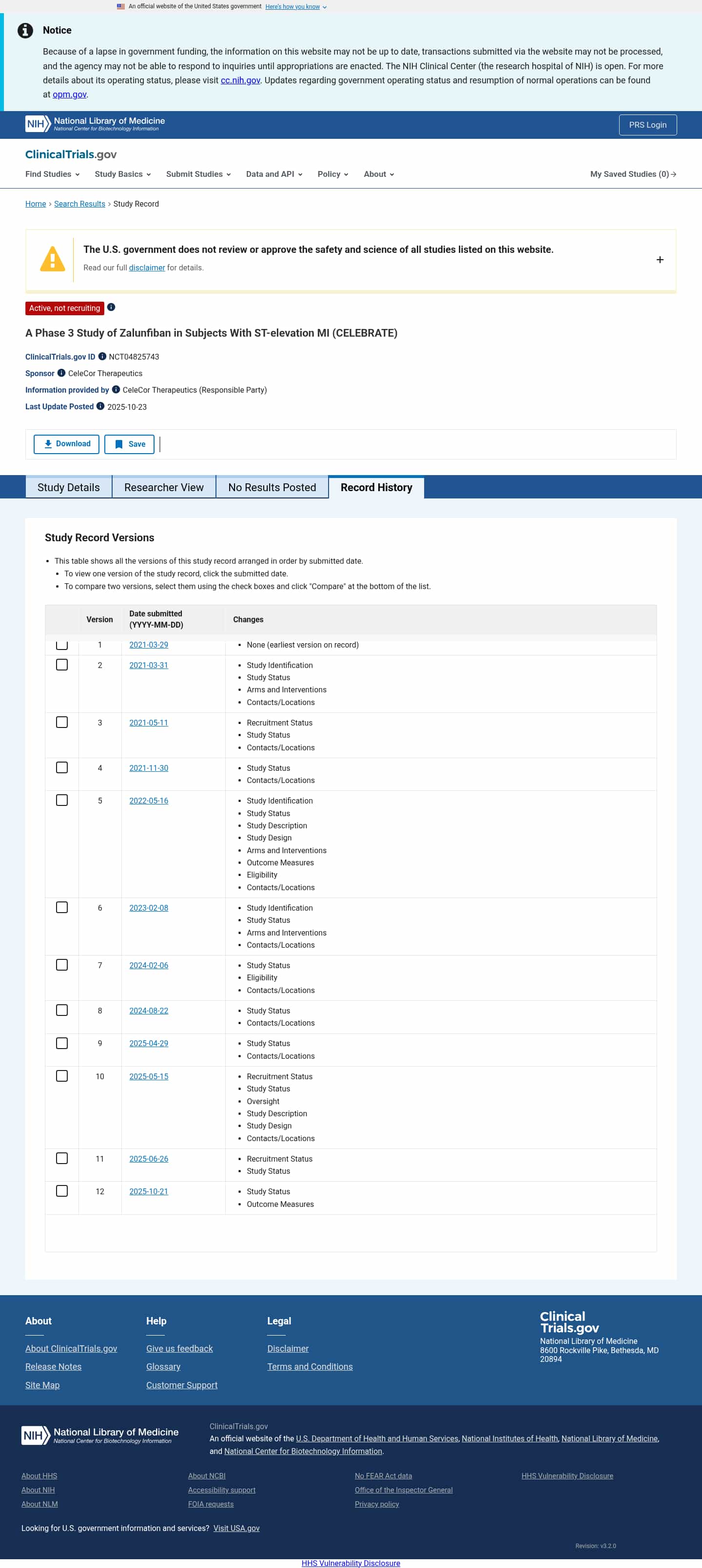 Latest website image capture