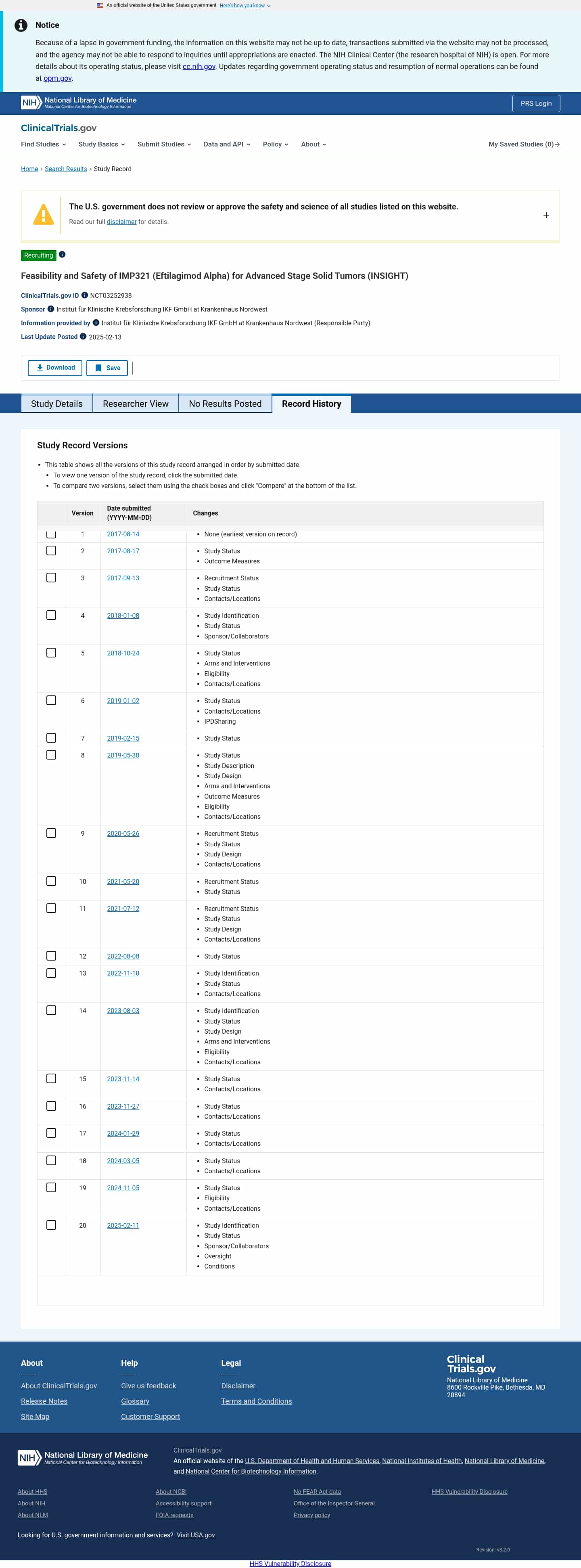 Latest website image capture