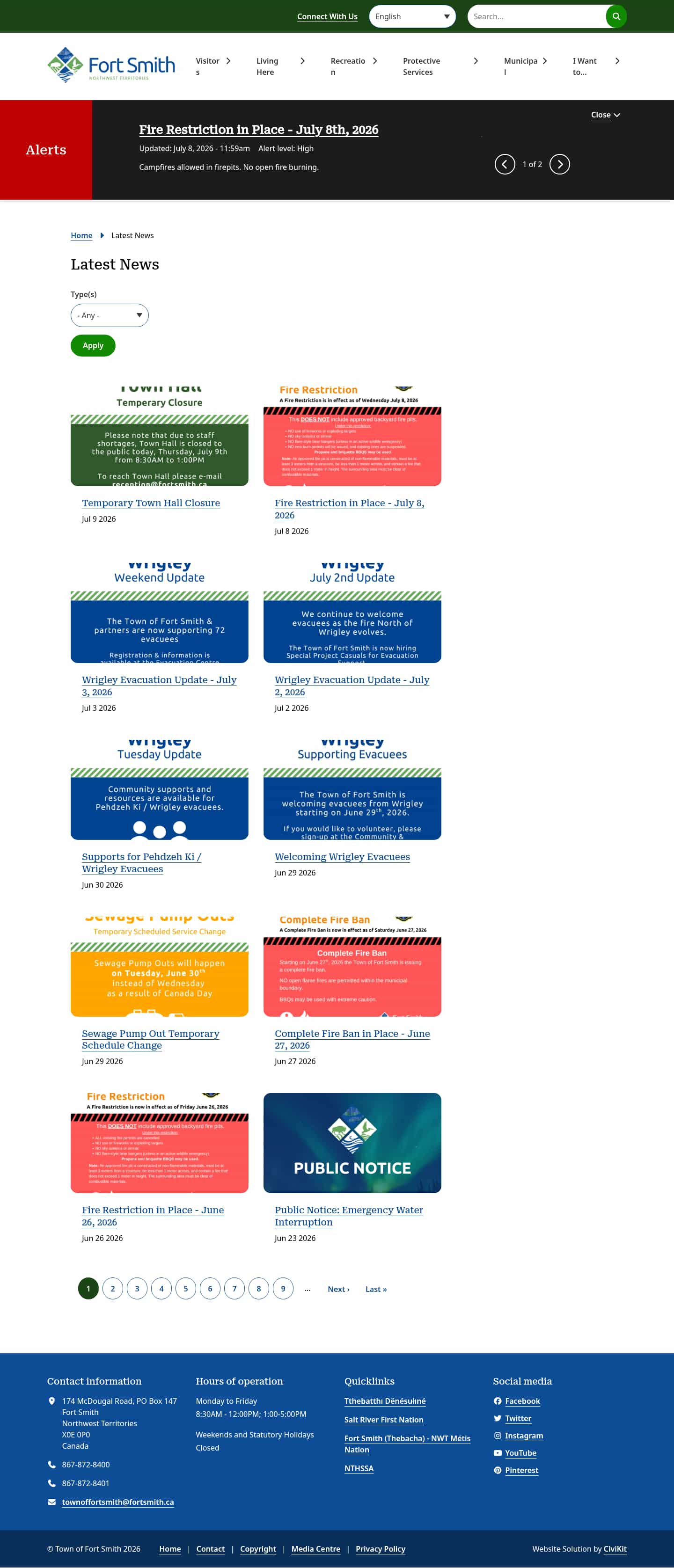 Latest website image capture