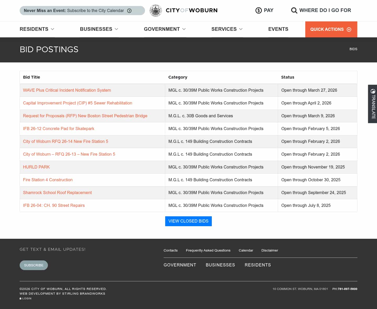 Latest website image capture