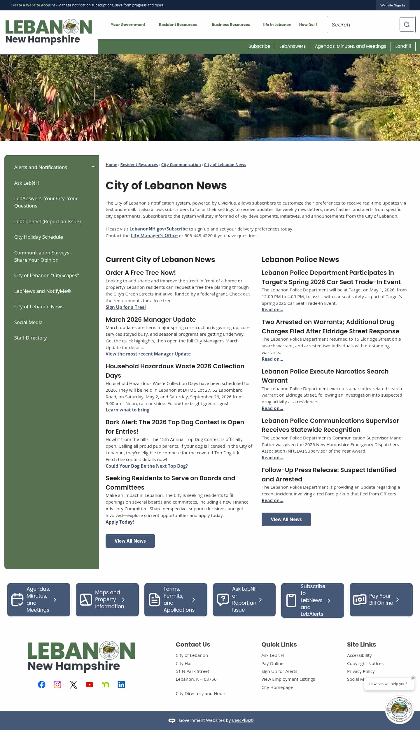 Latest website image capture