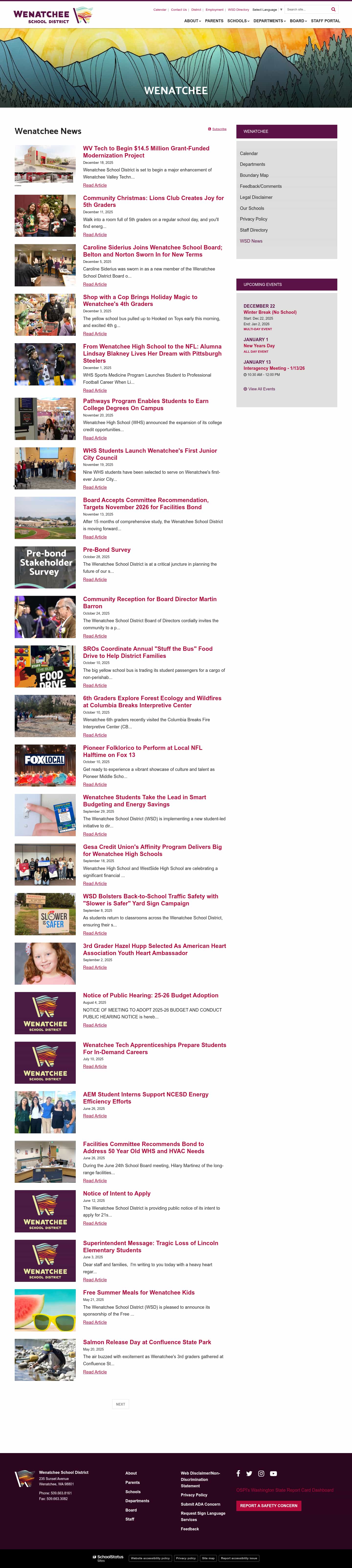 Latest website image capture