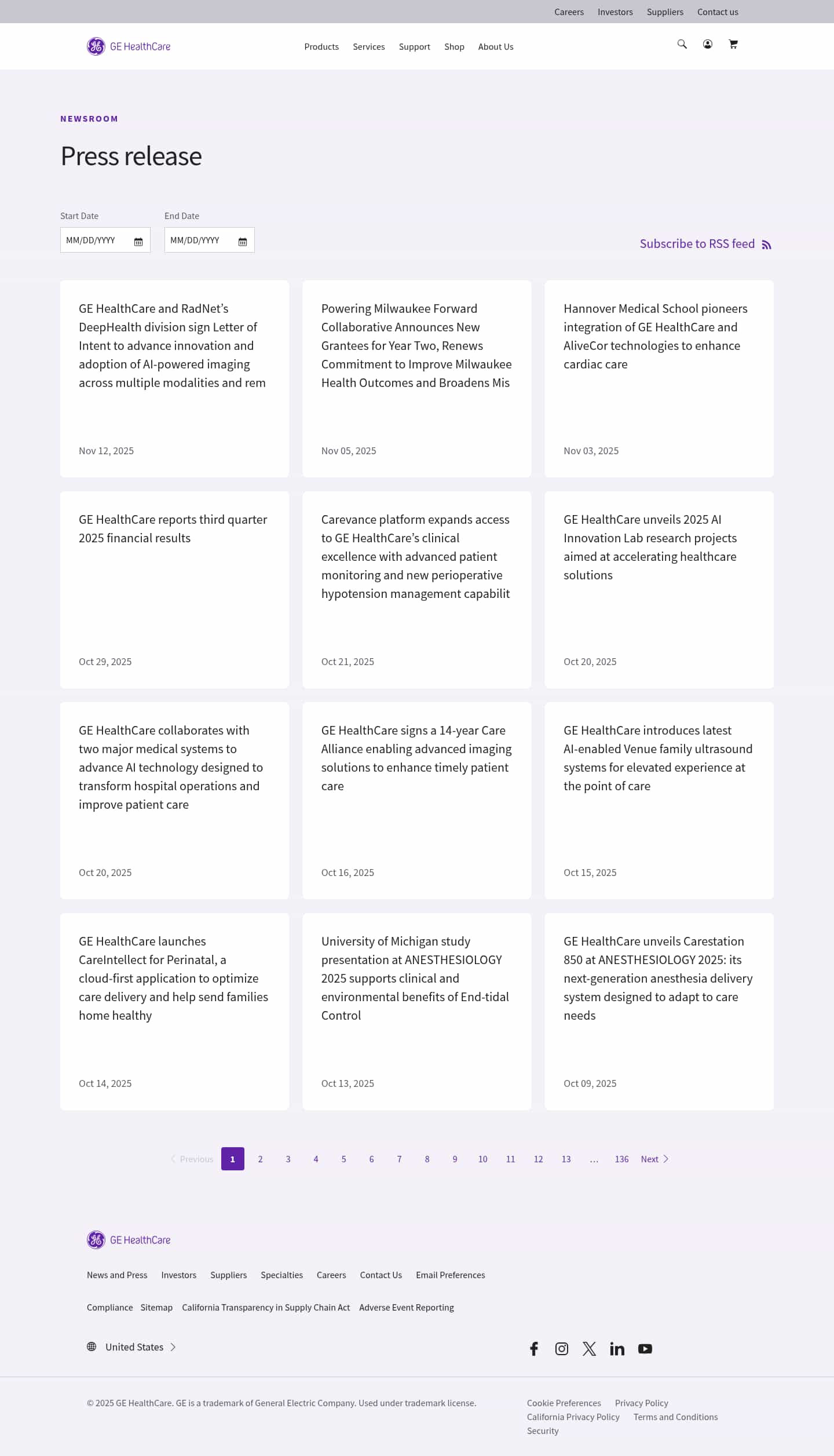 Latest website image capture