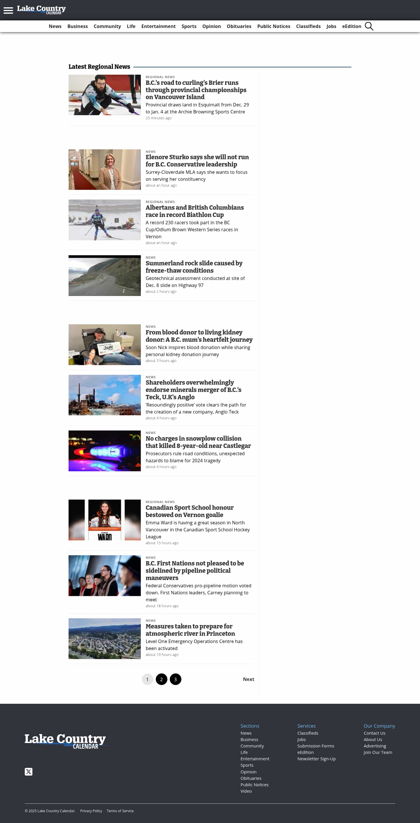 Latest website image capture