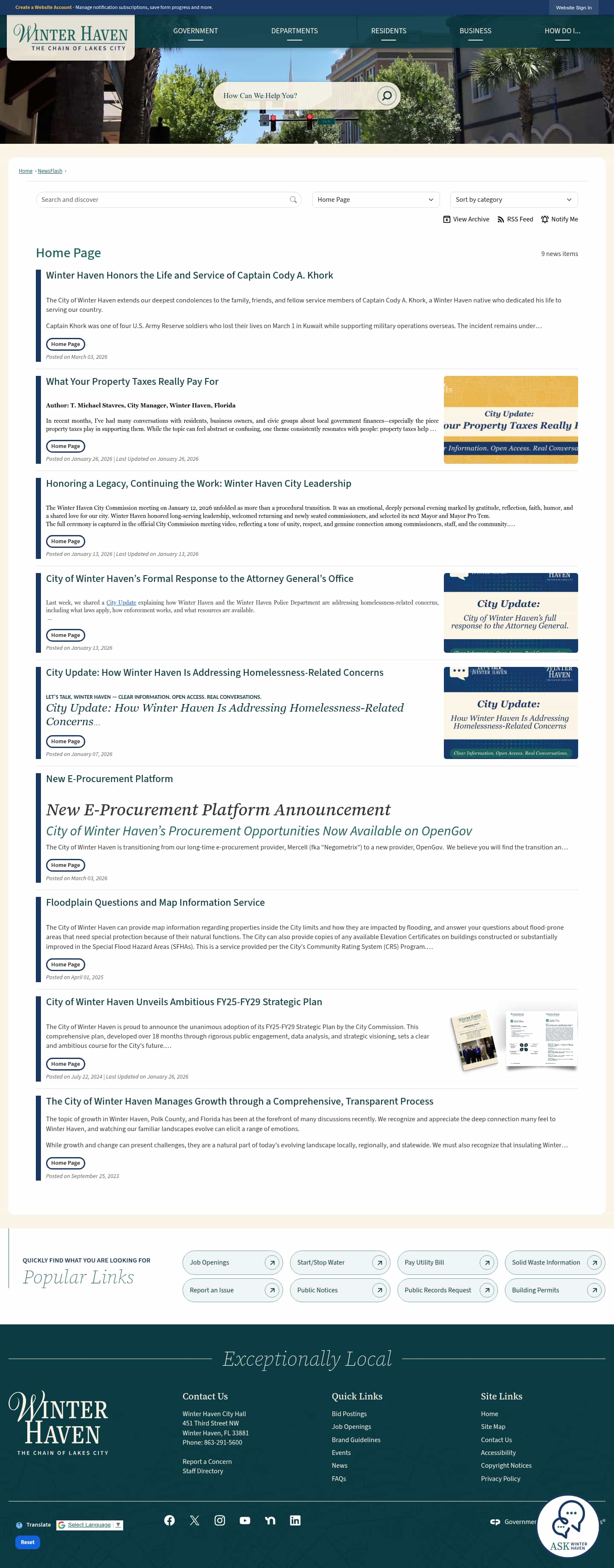 Latest website image capture