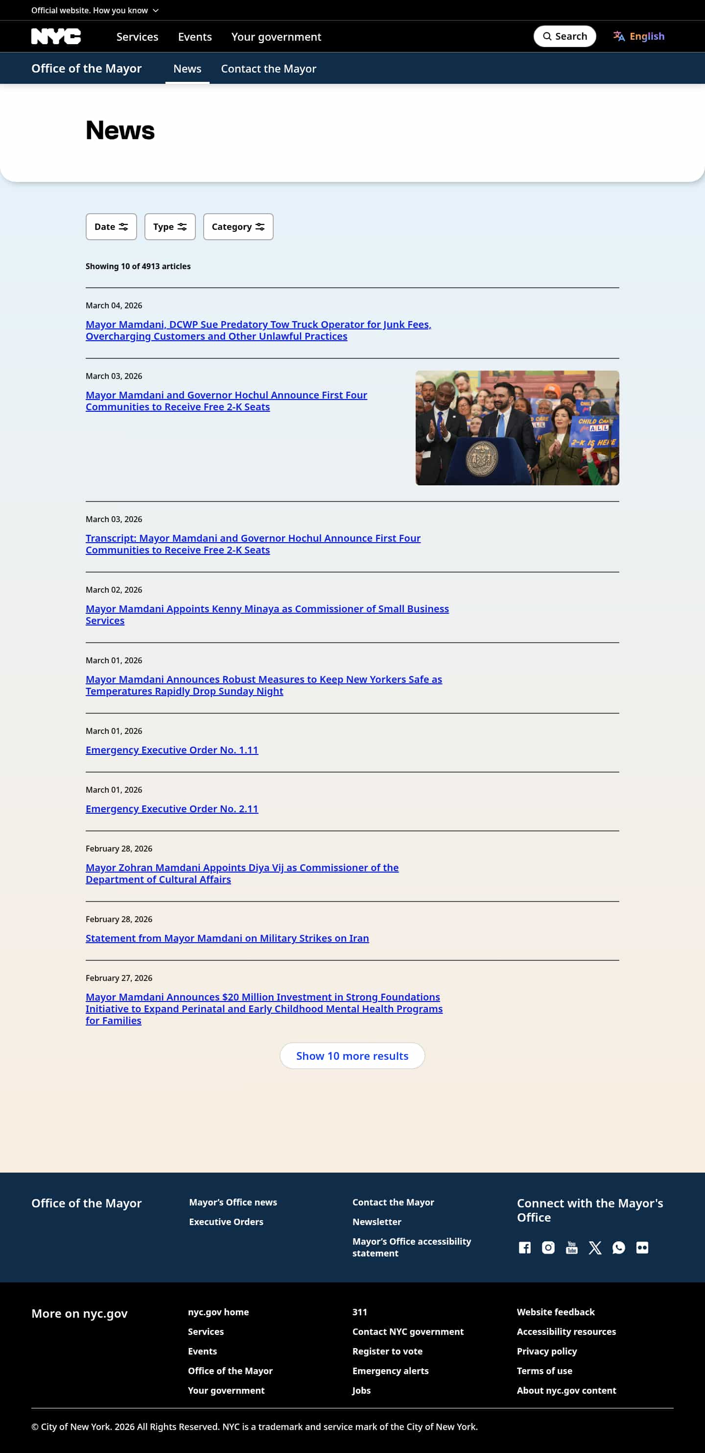 Latest website image capture