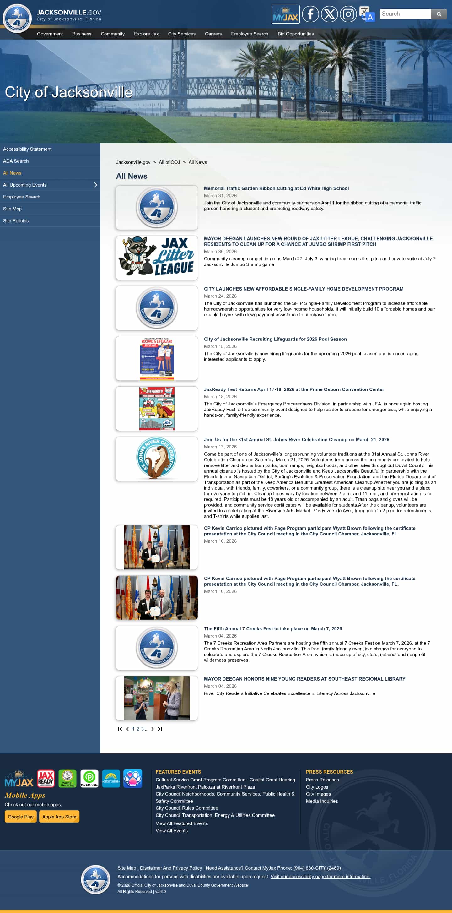 Latest website image capture