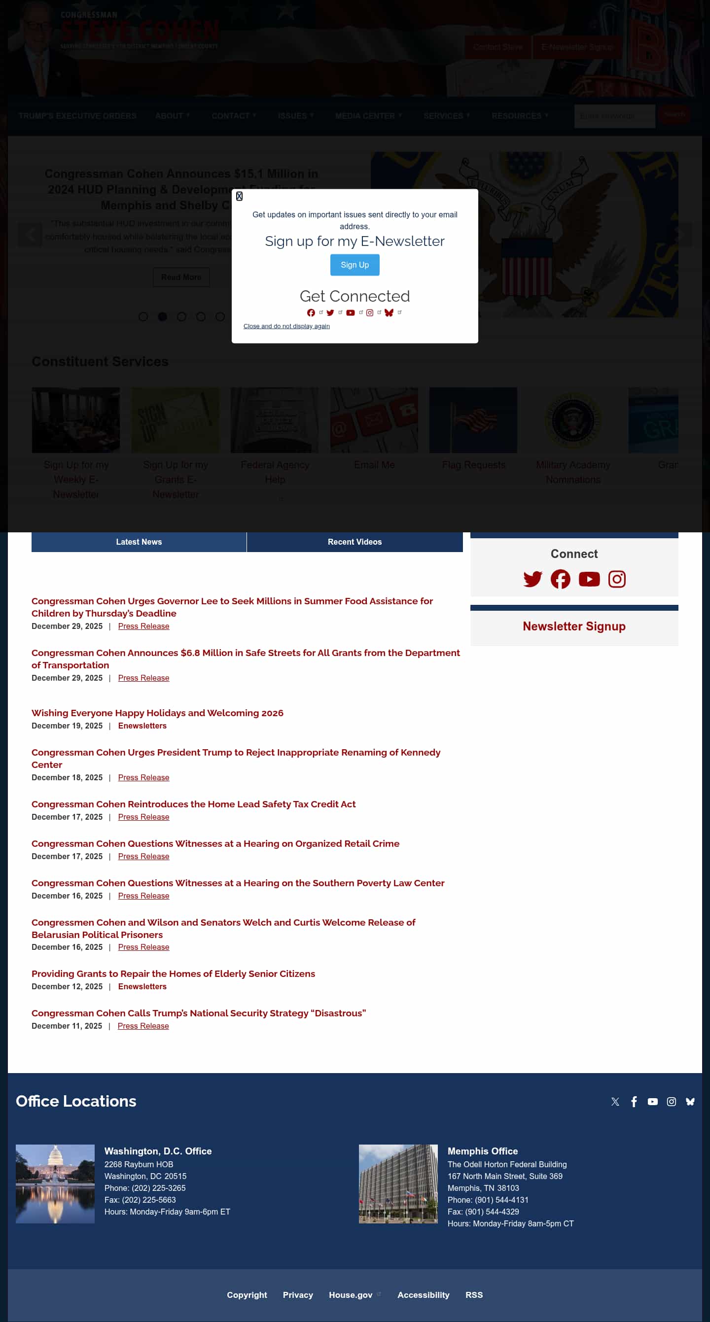 Latest website image capture