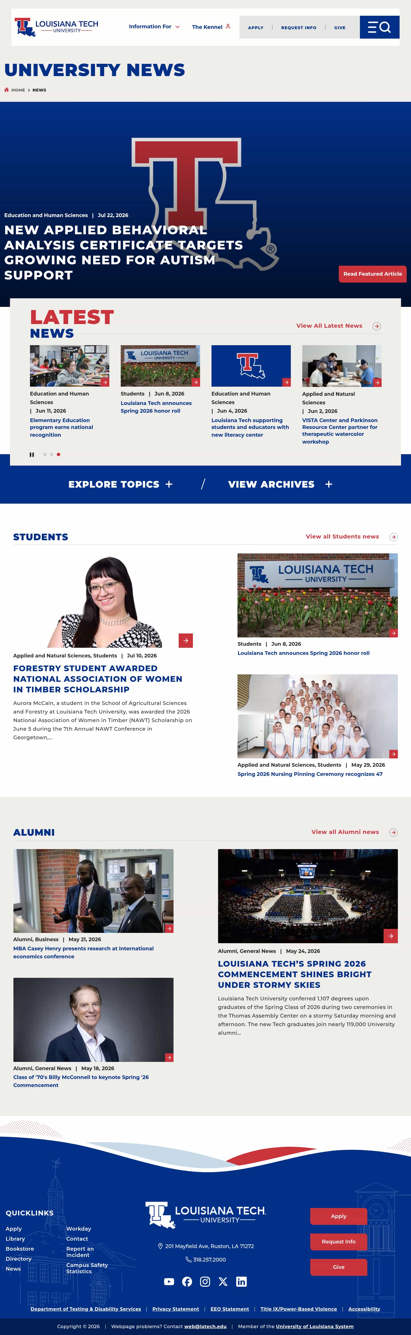 Latest website image capture