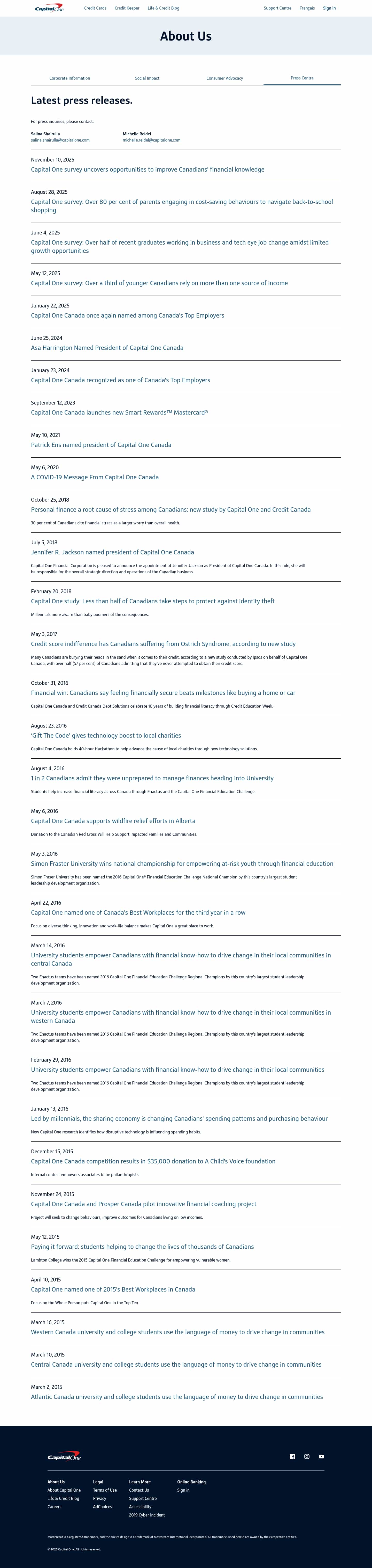 Latest website image capture