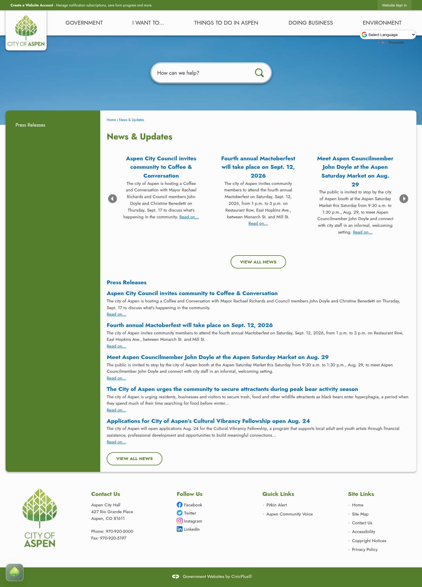 Latest website image capture