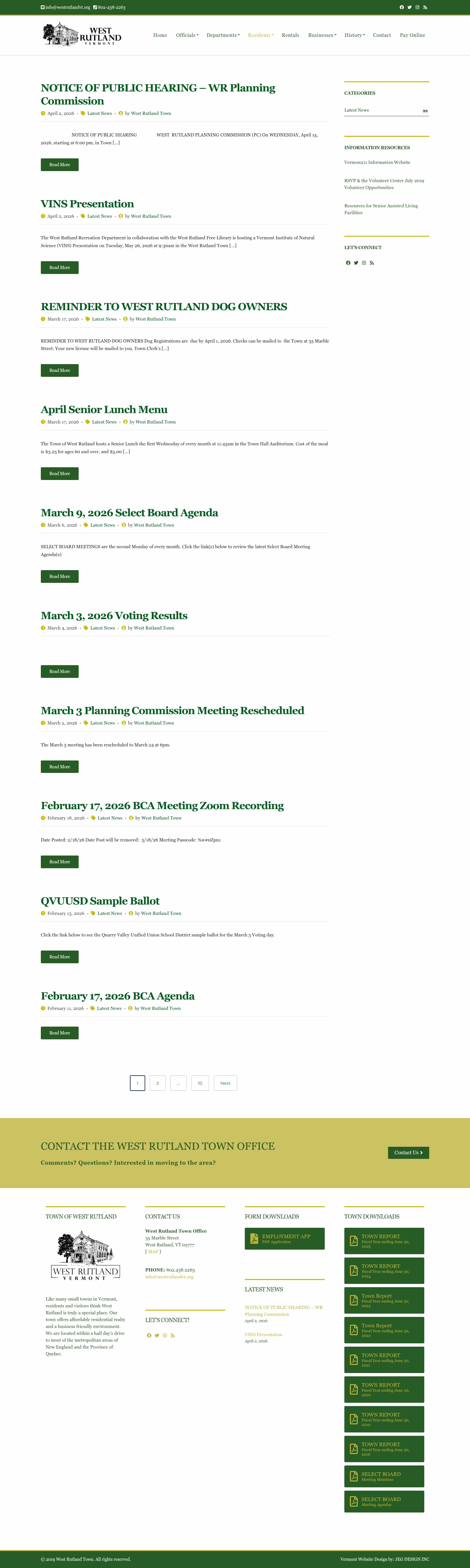 Latest website image capture