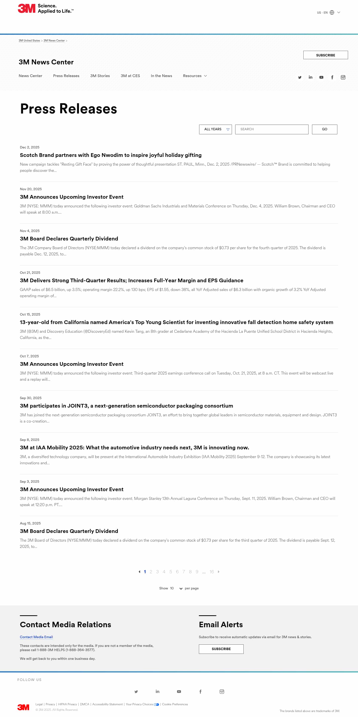 Latest website image capture