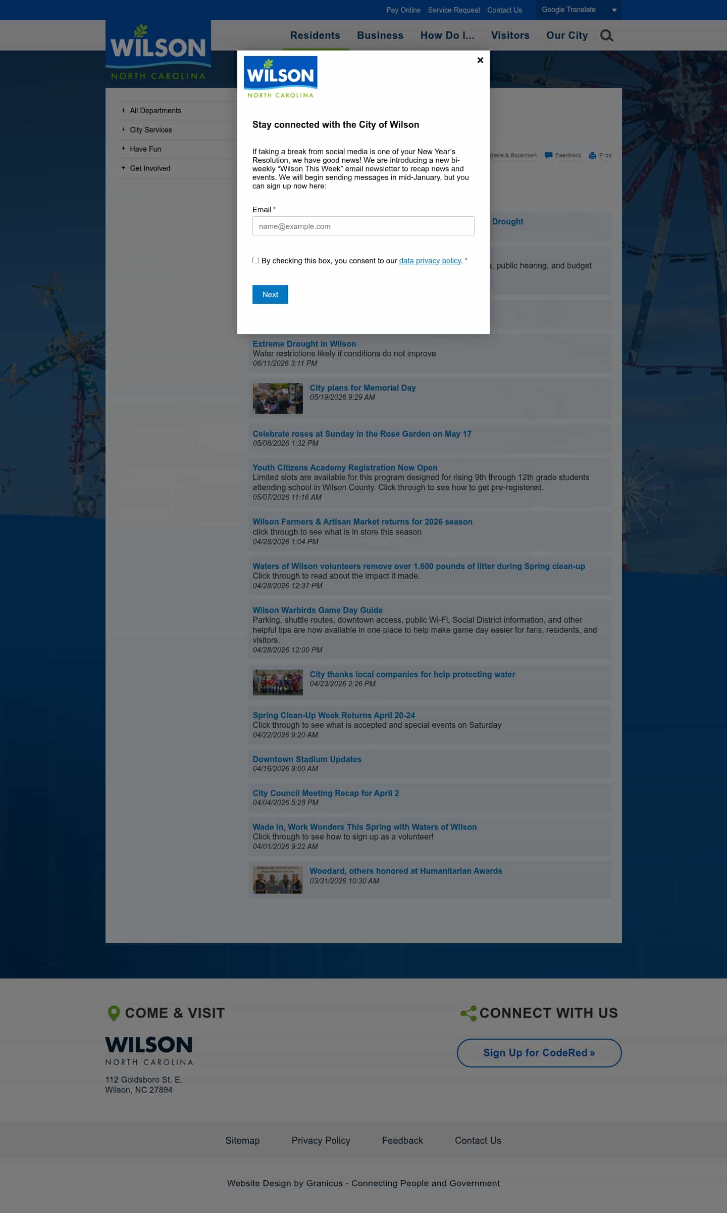 Latest website image capture