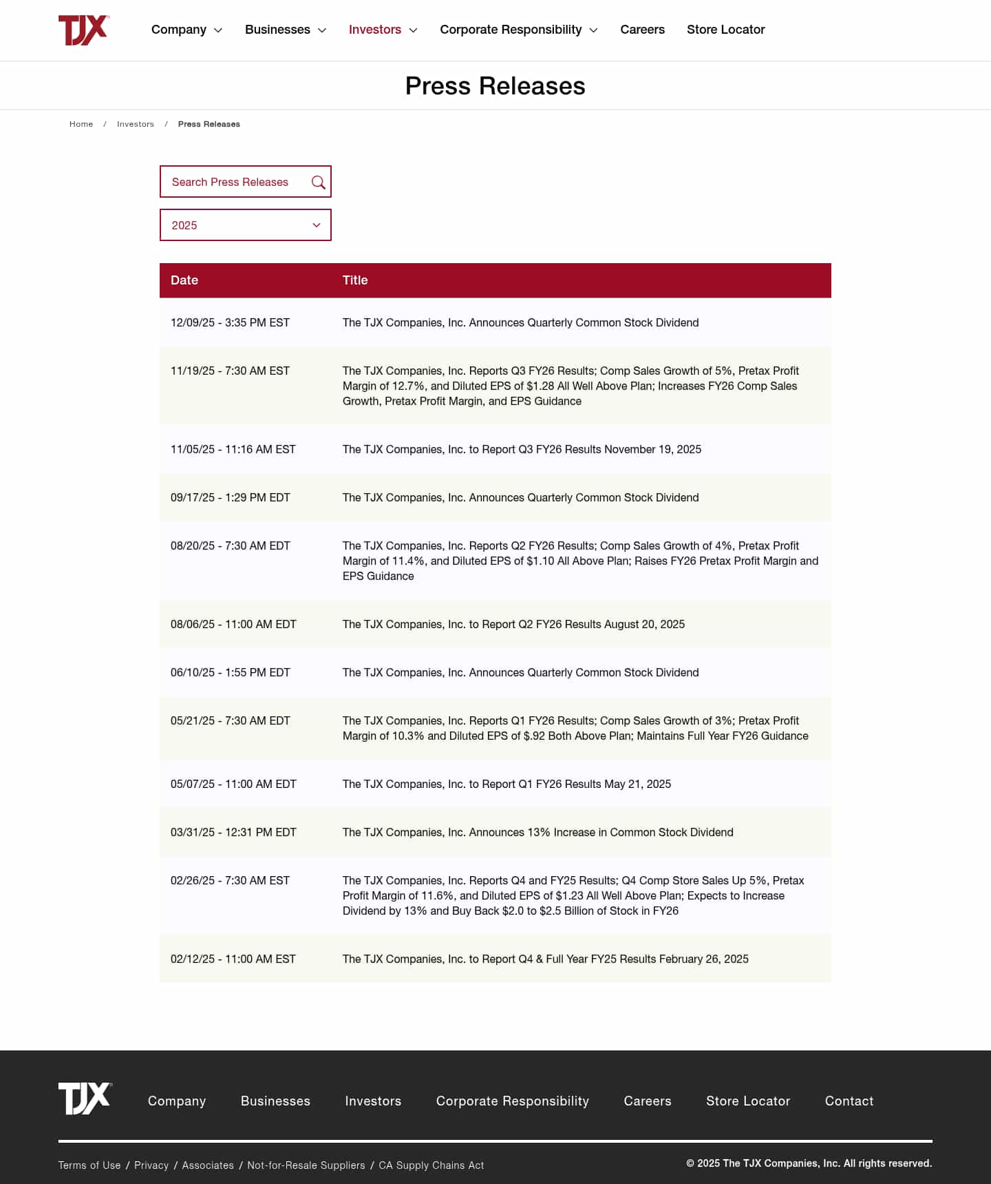 Latest website image capture