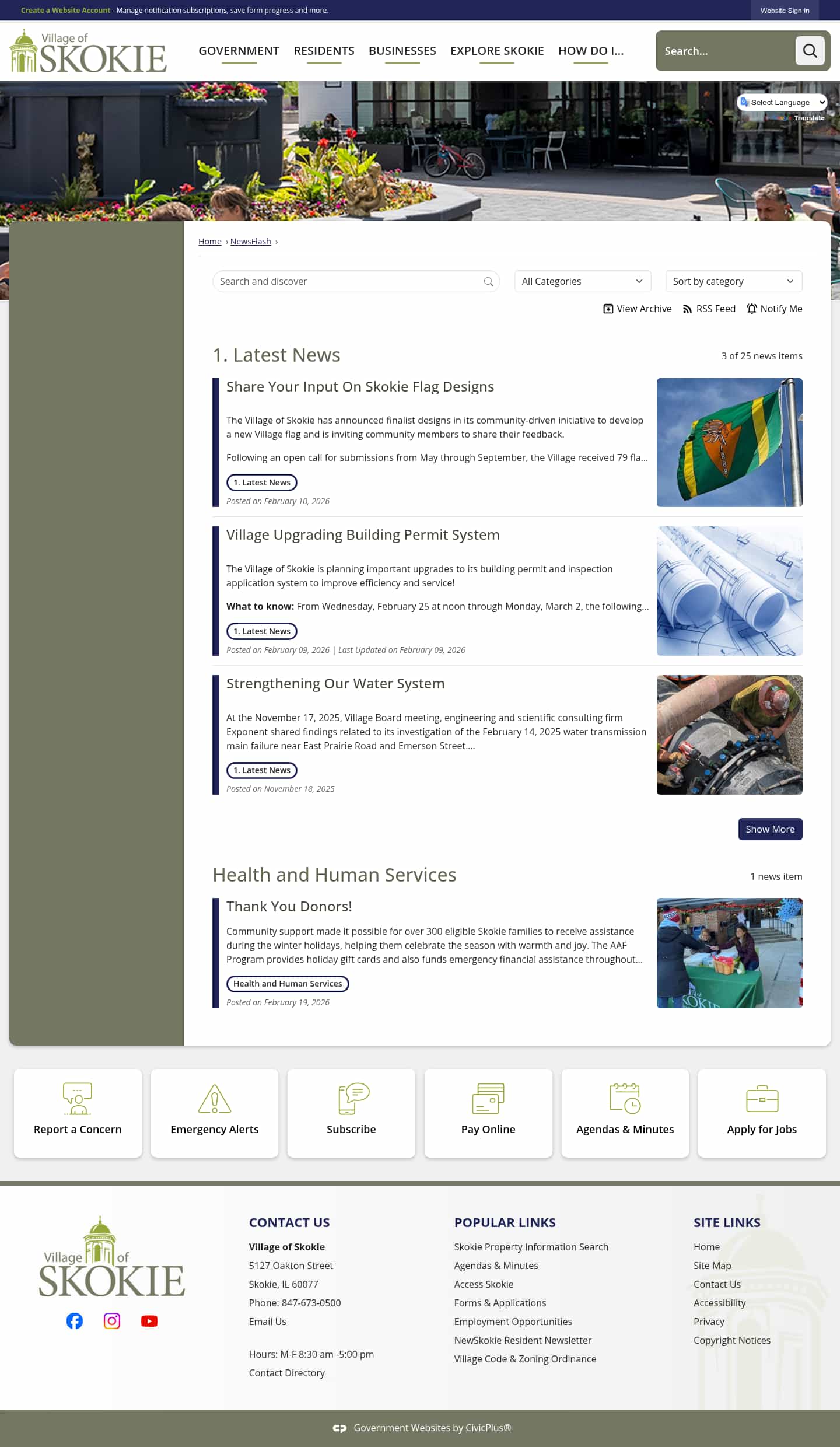 Latest website image capture