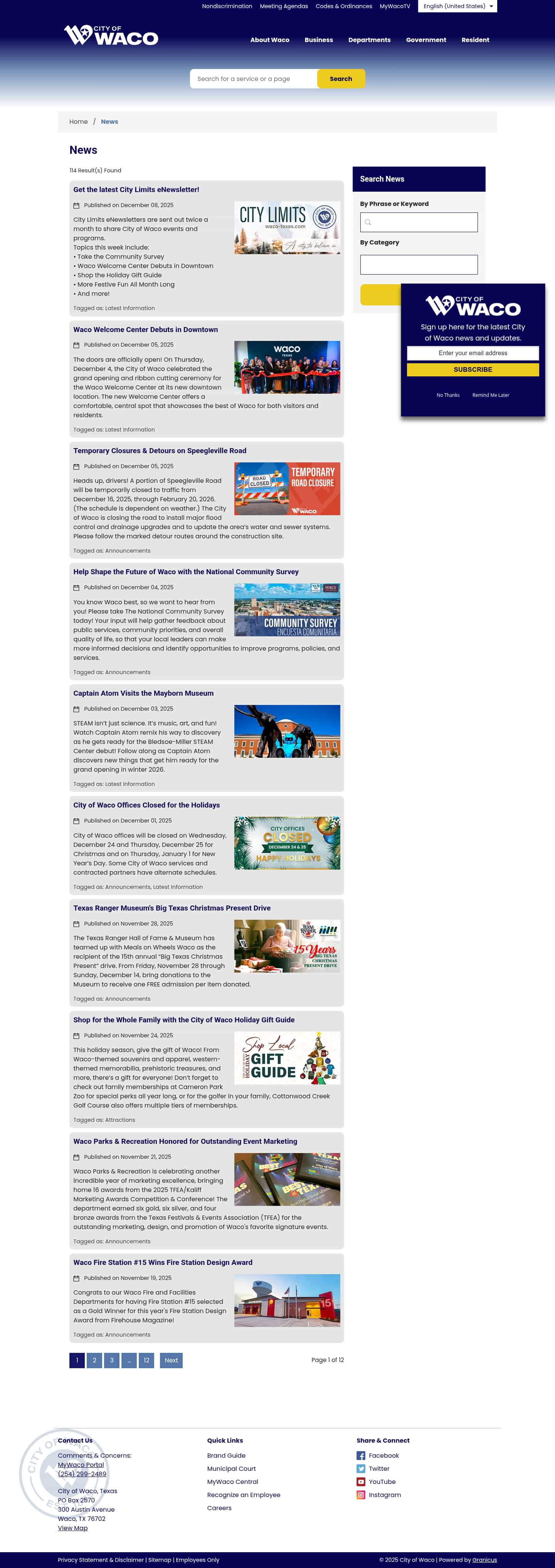 Latest website image capture