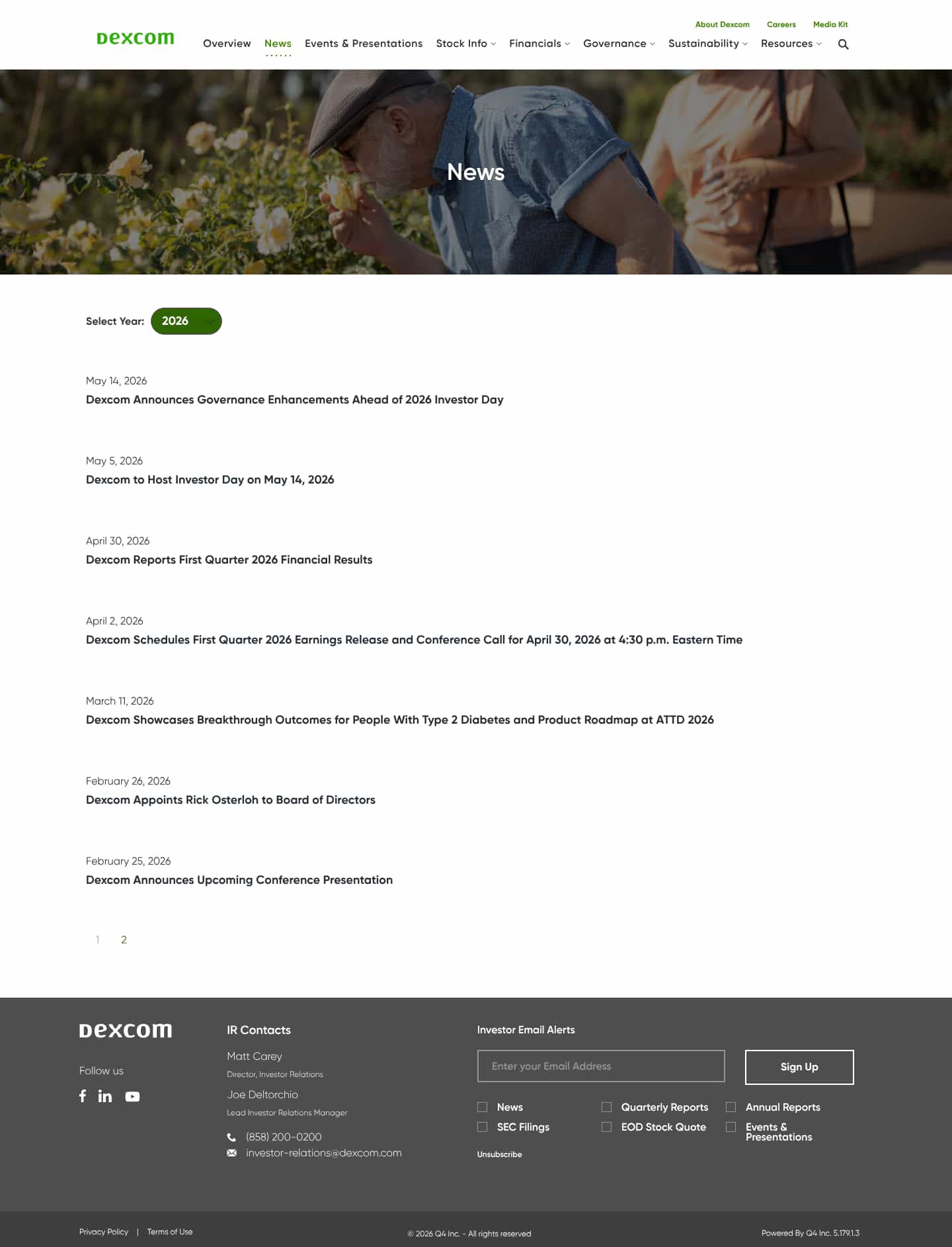 Latest website image capture