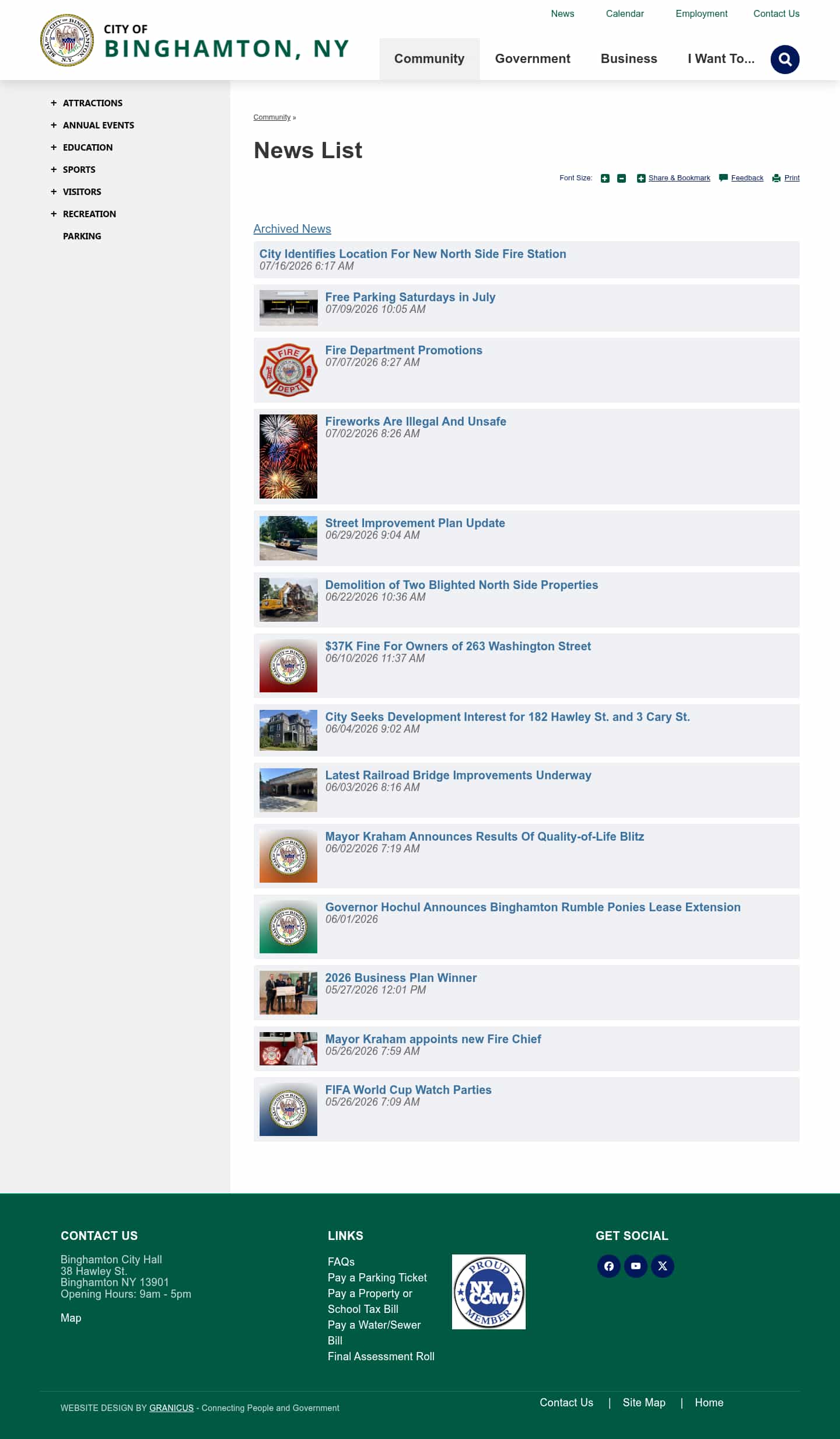 Latest website image capture