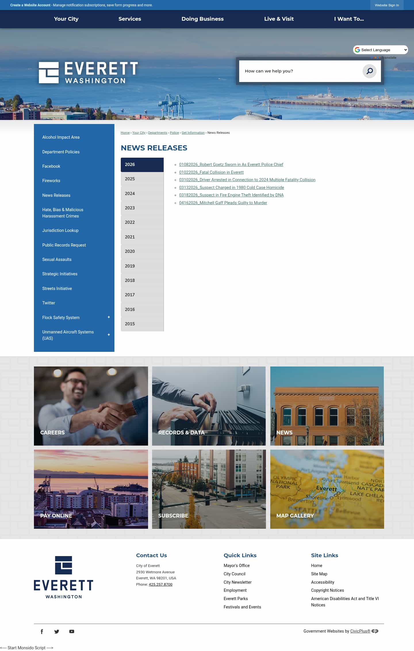 Latest website image capture