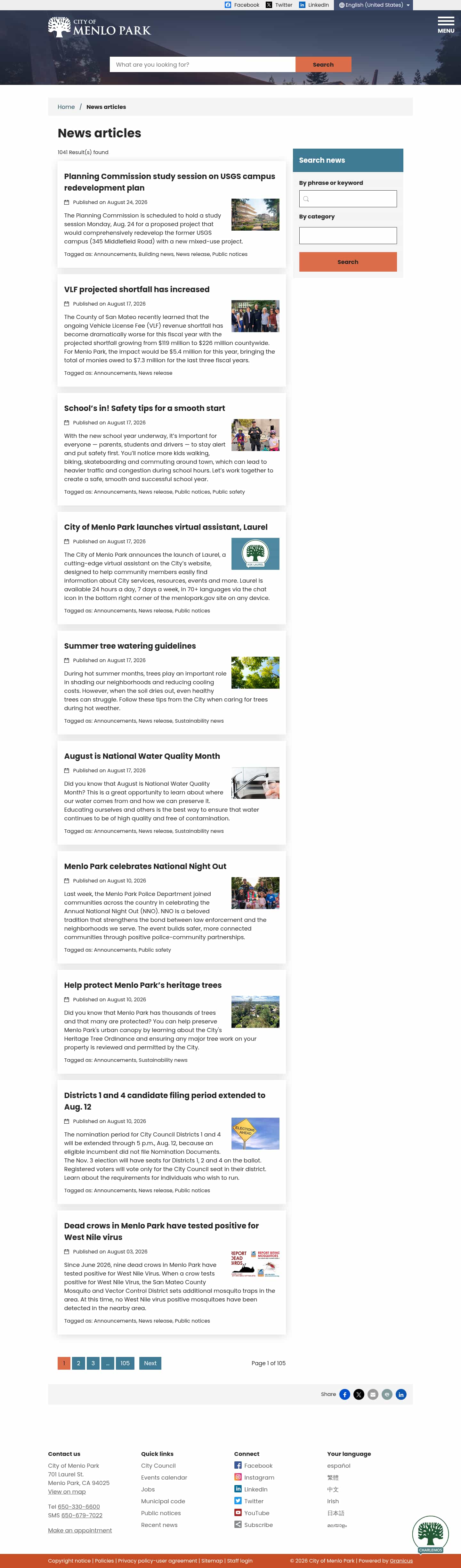 Latest website image capture