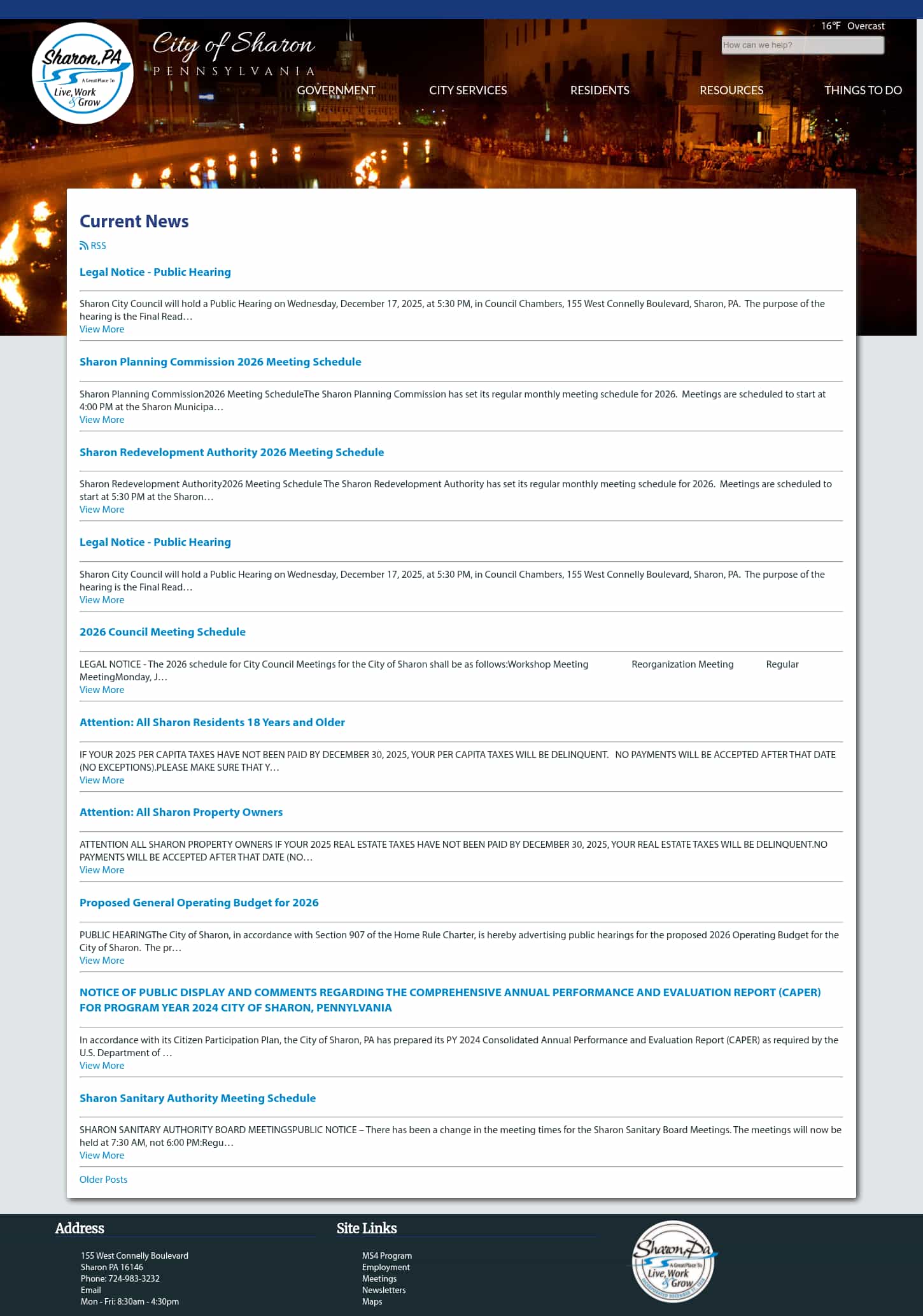 Latest website image capture
