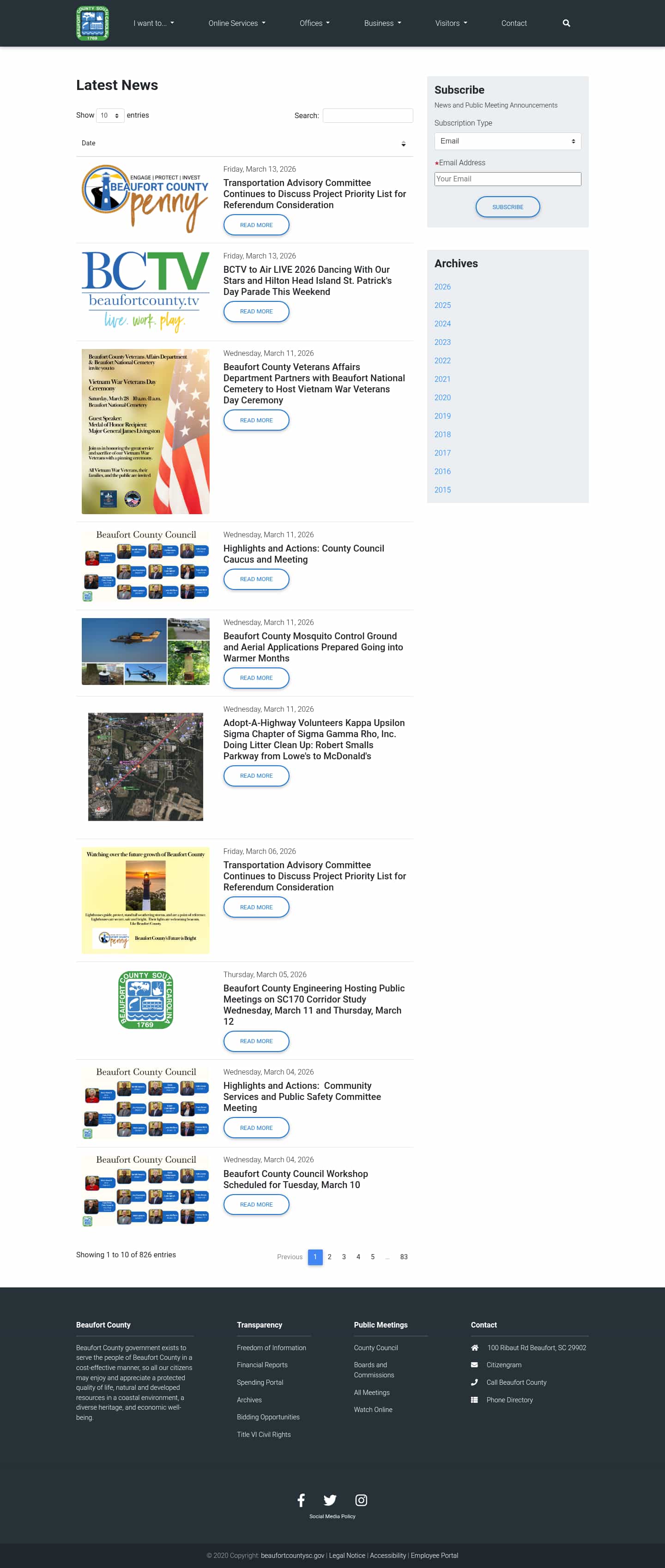 Latest website image capture