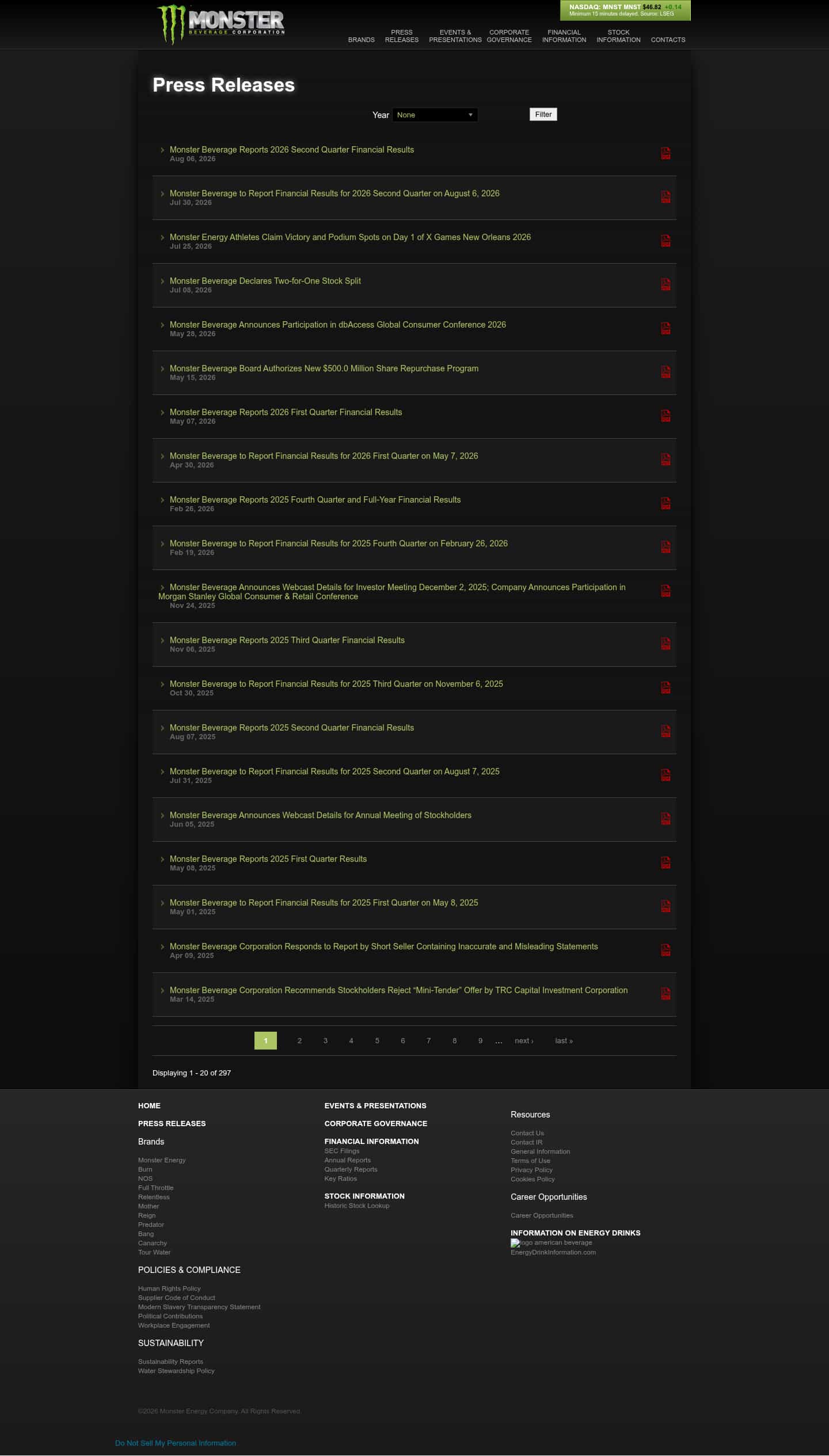 Latest website image capture