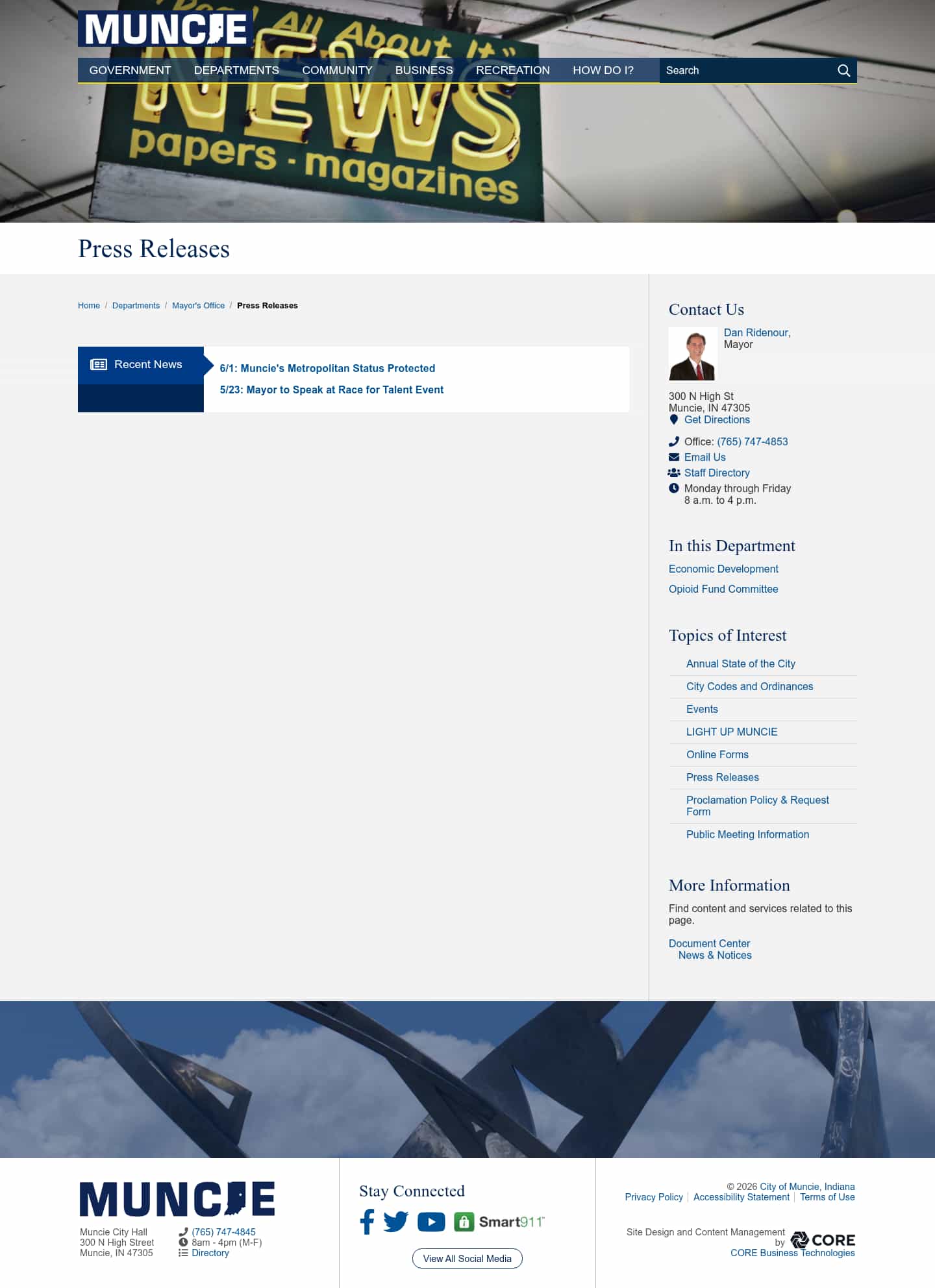 Latest website image capture