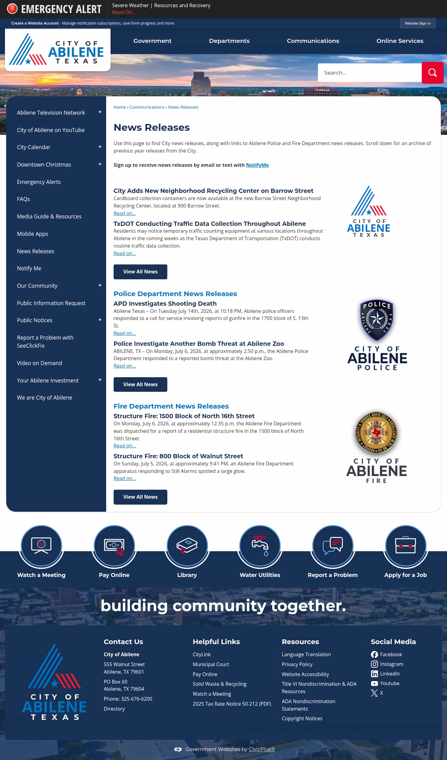 Latest website image capture