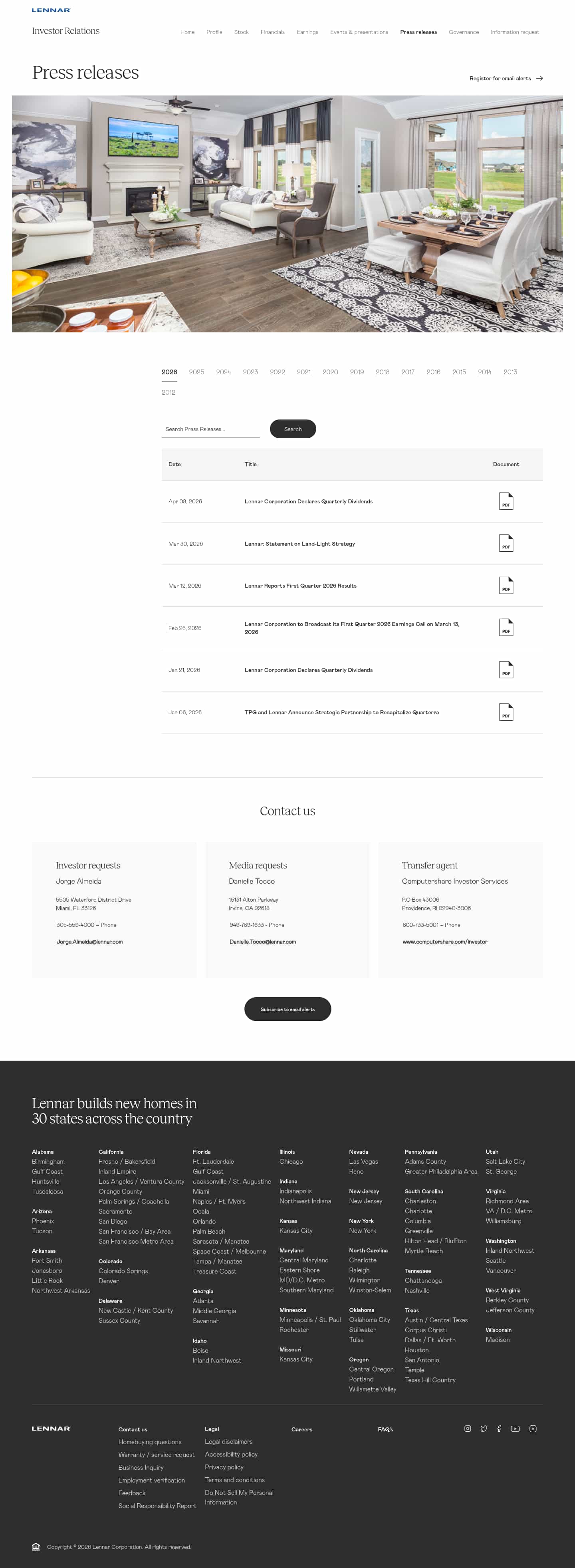 Latest website image capture