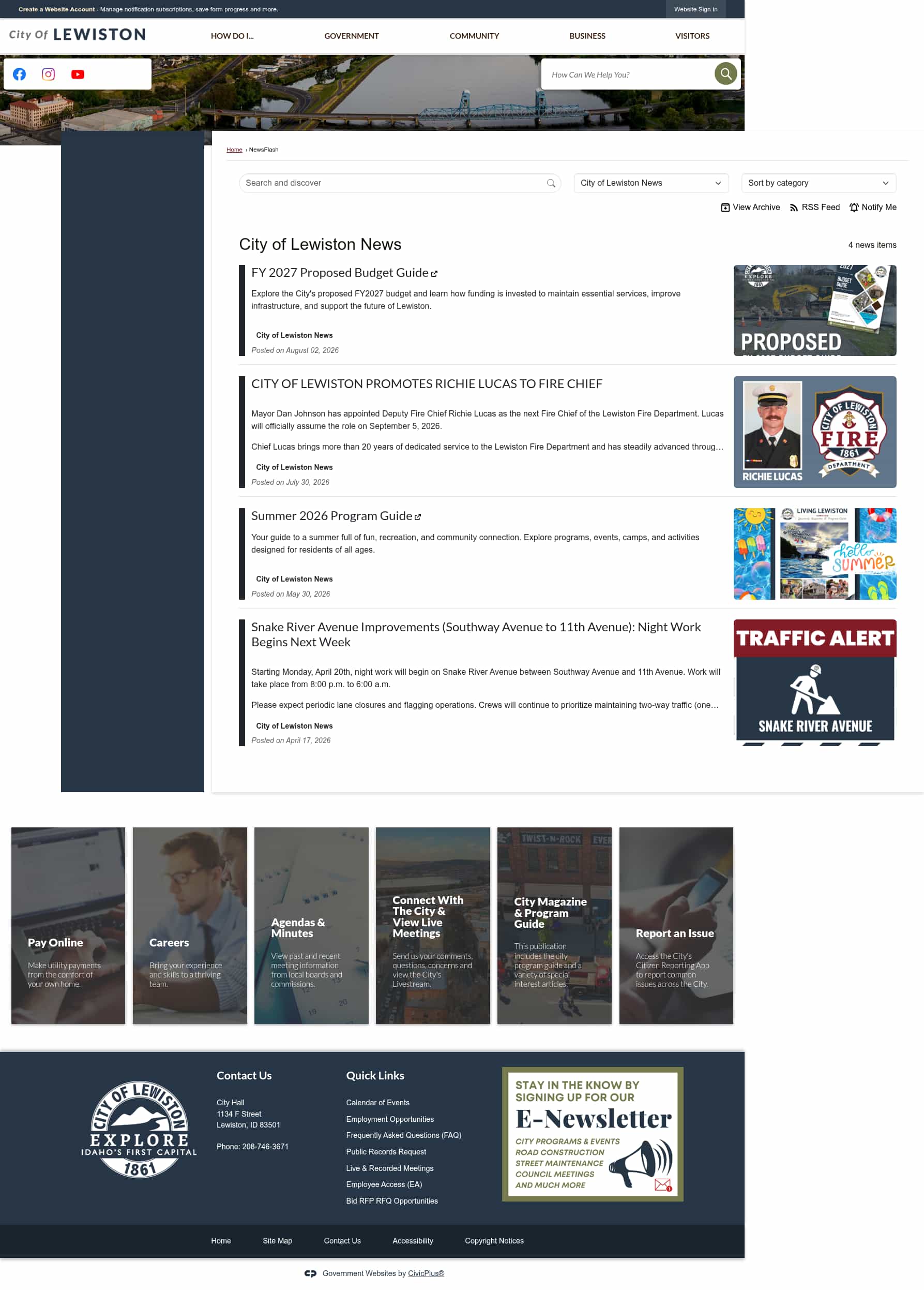 Latest website image capture