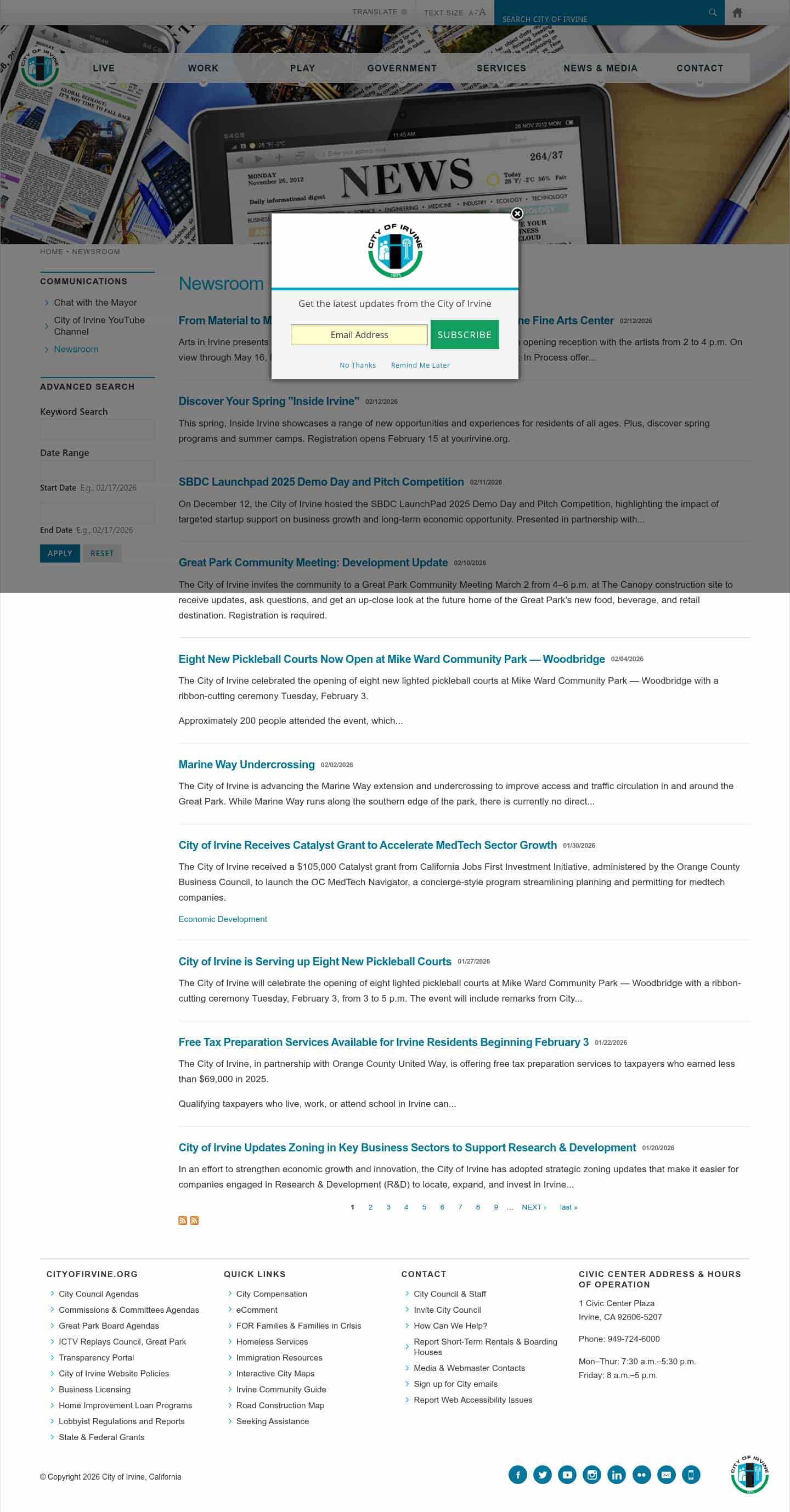 Latest website image capture