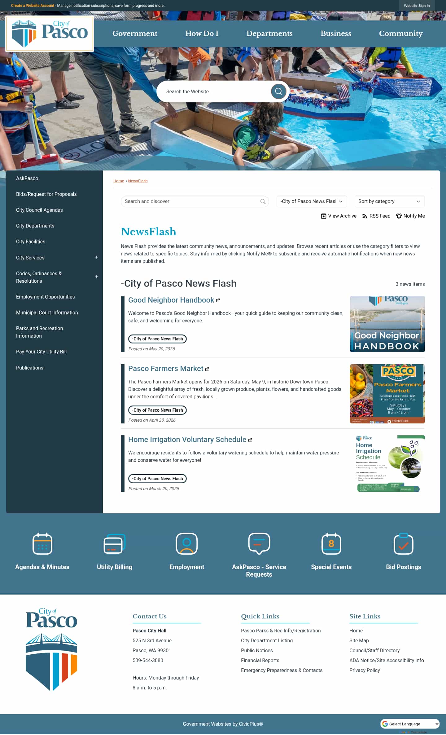Latest website image capture