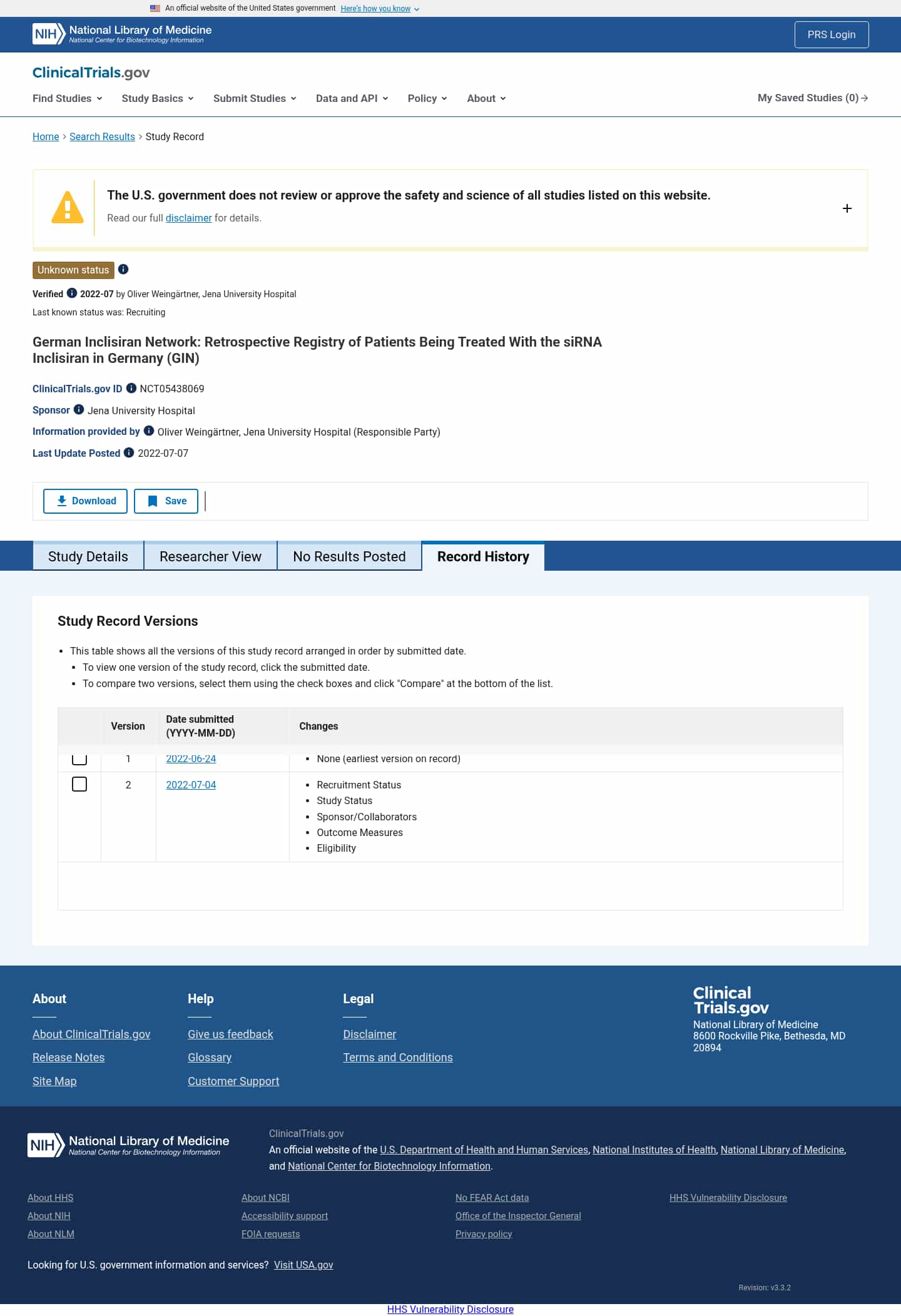 Latest website image capture