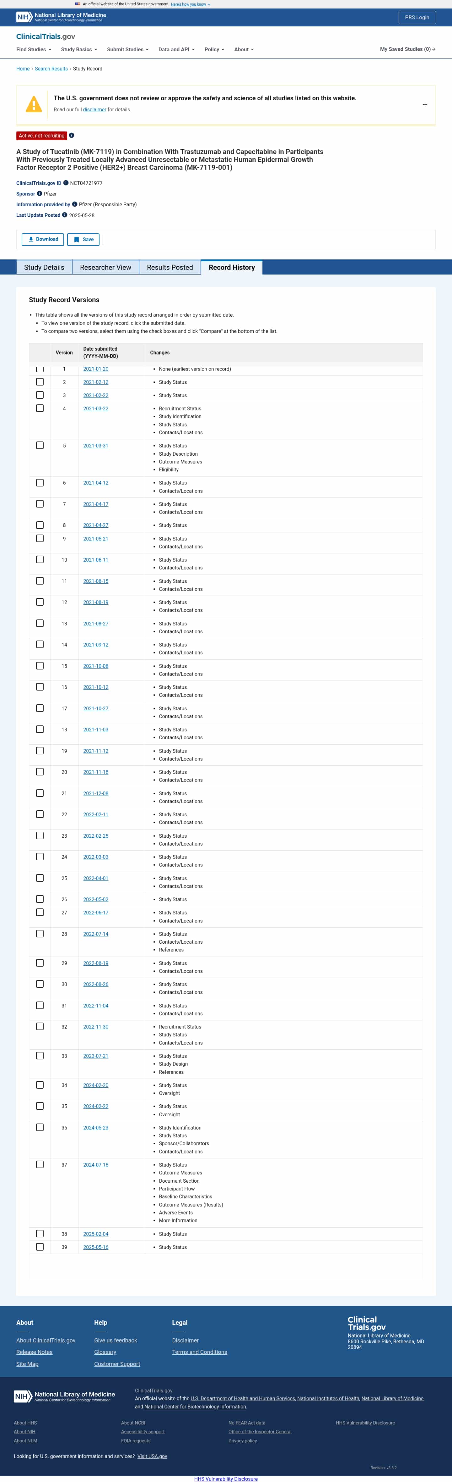 Latest website image capture