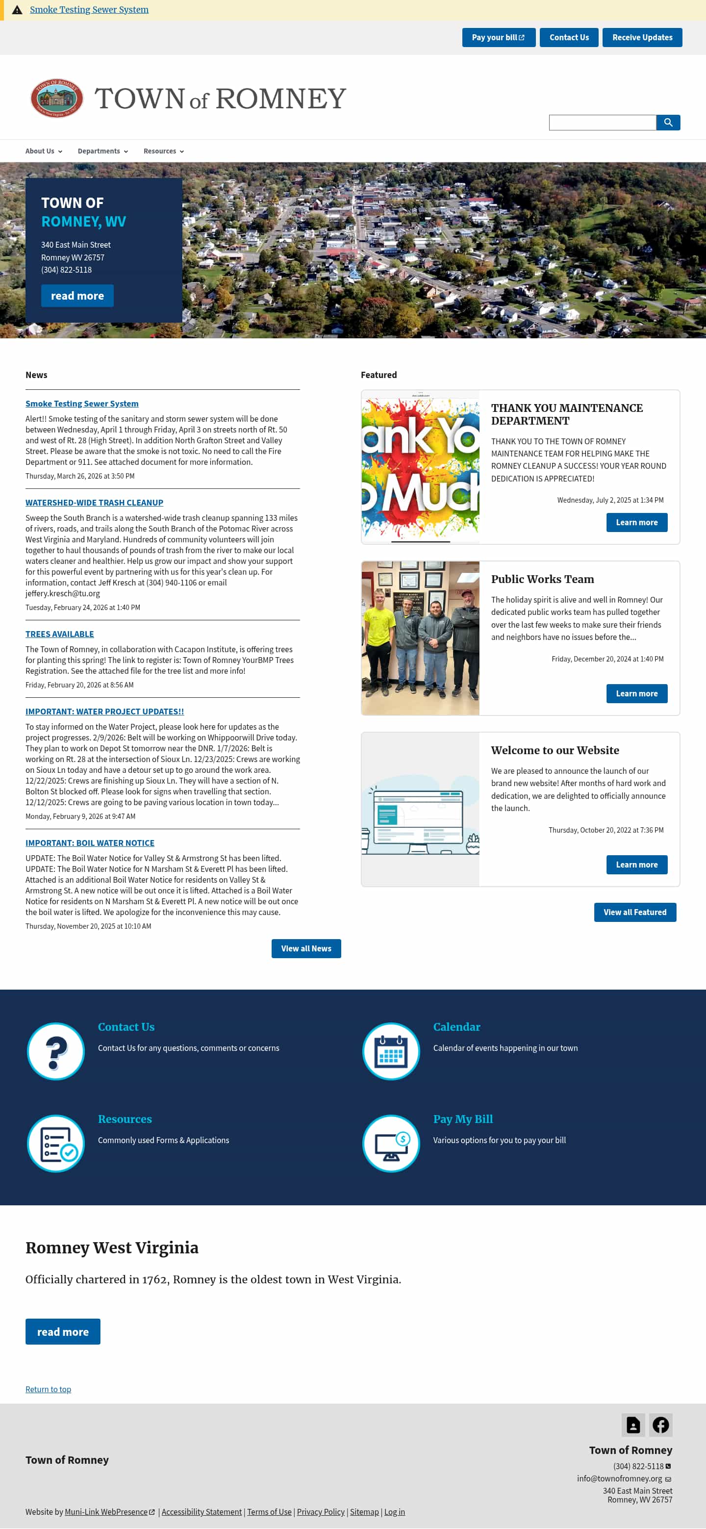 Latest website image capture