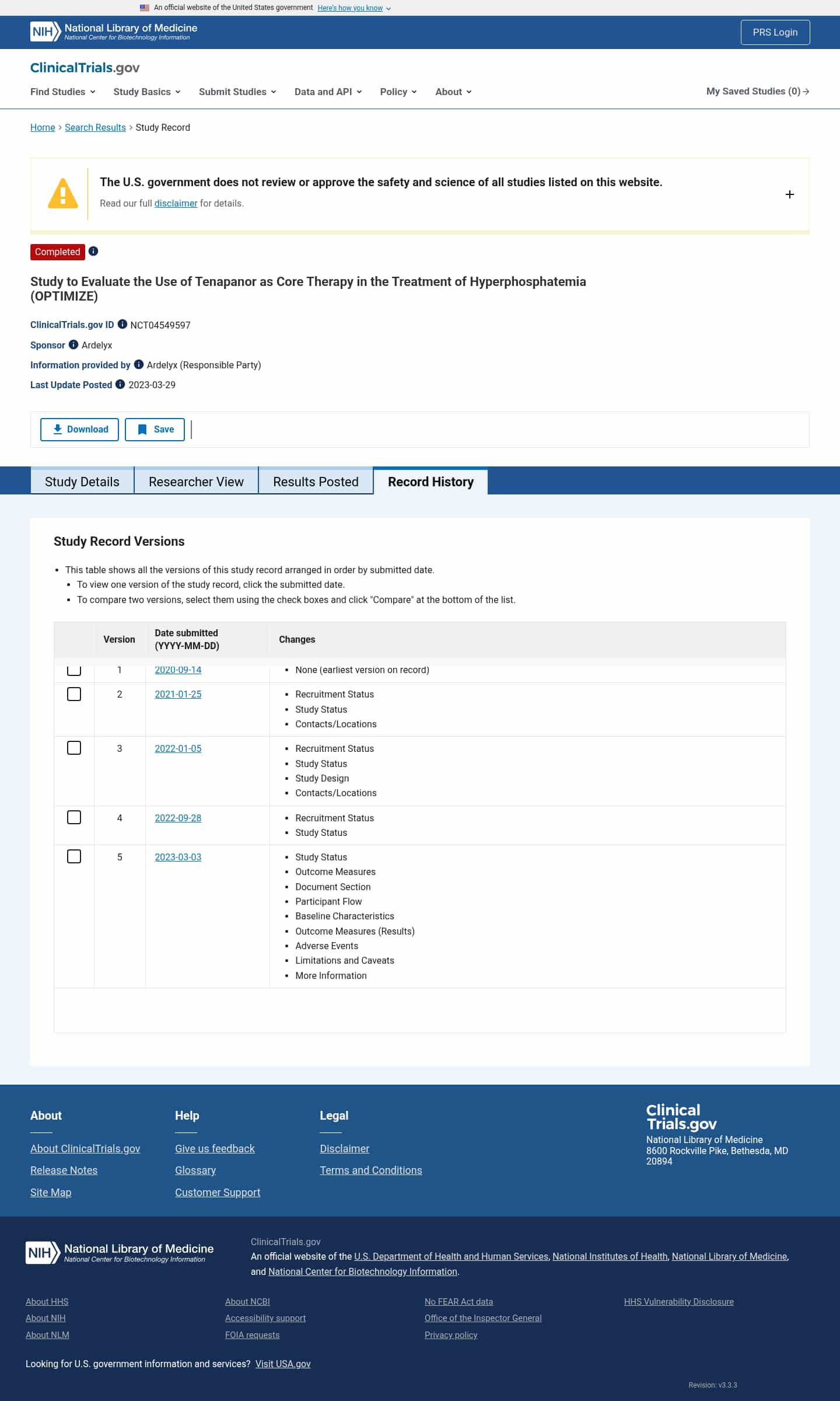 Latest website image capture