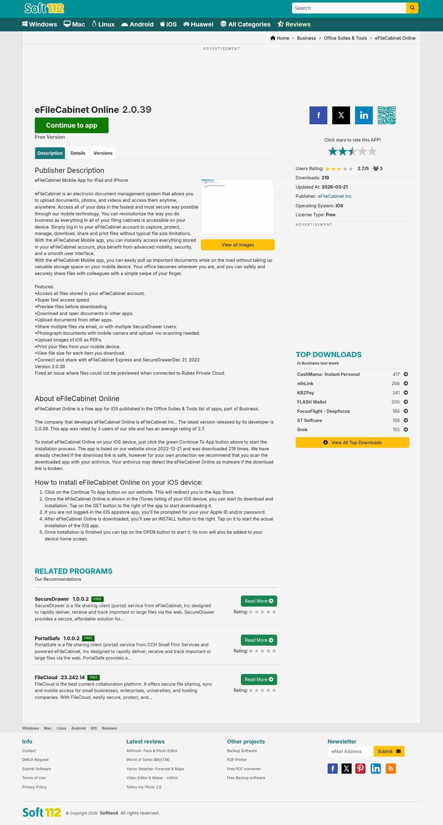 Latest website image capture