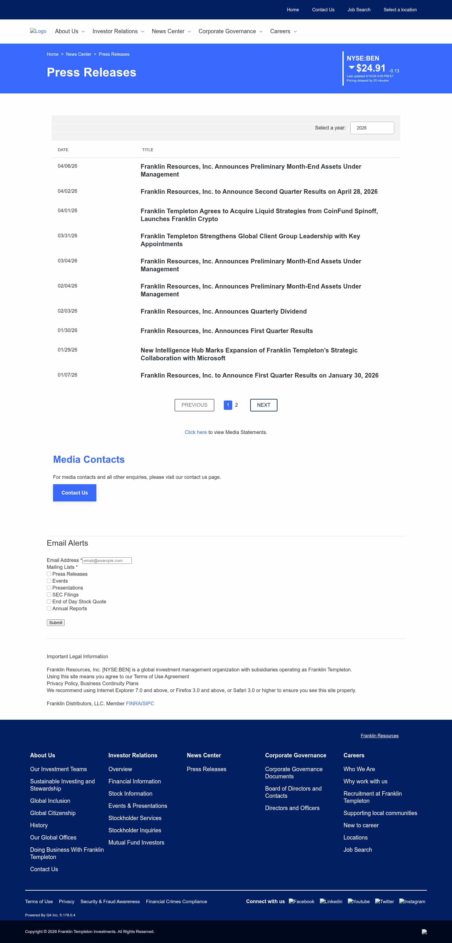 Latest website image capture