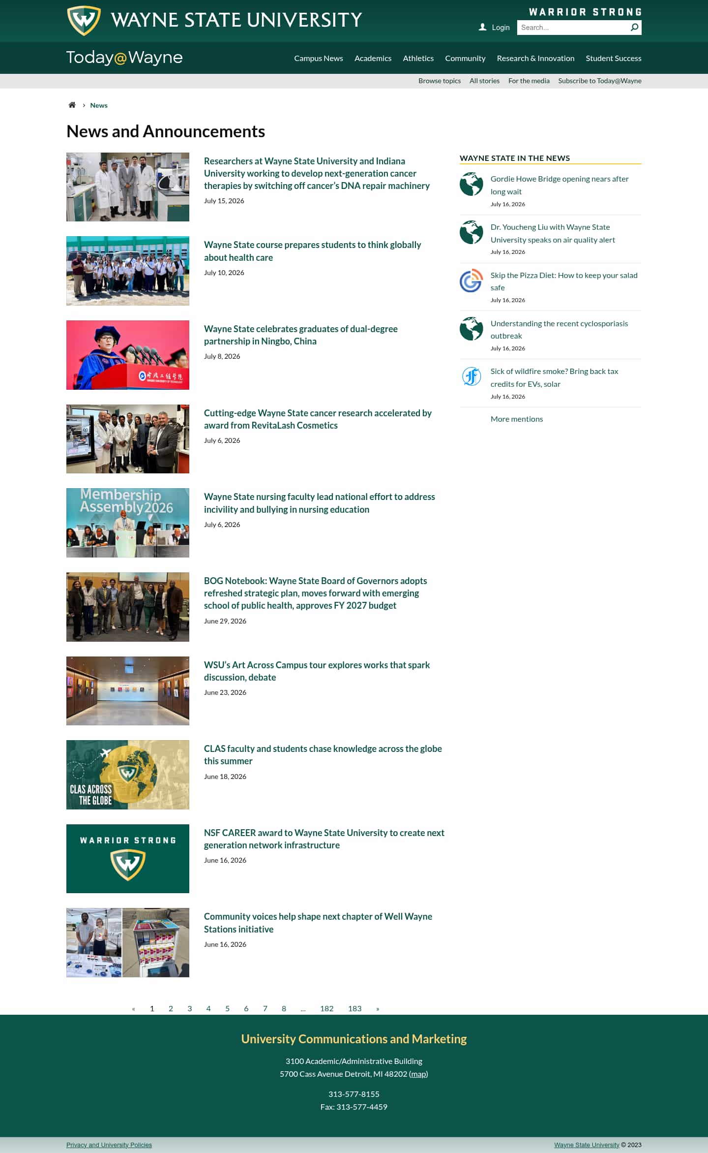 Latest website image capture