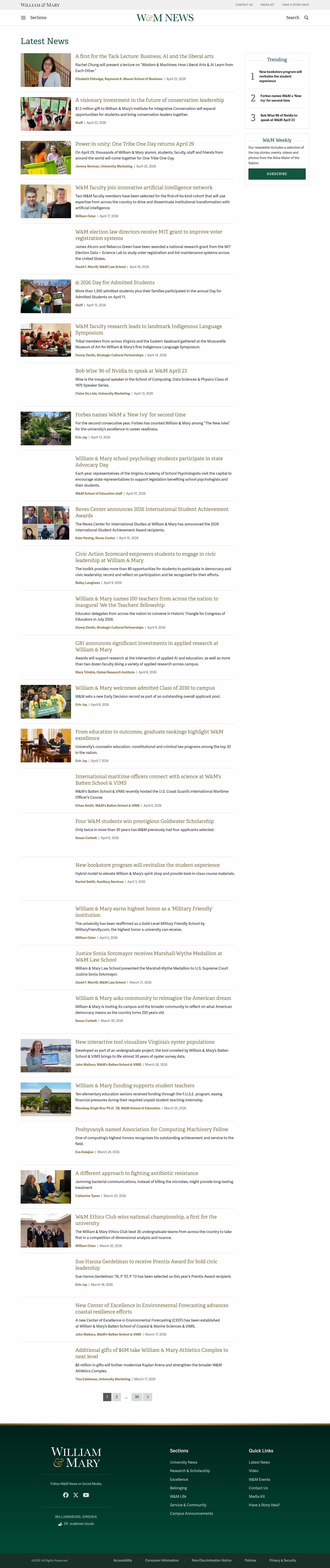 Latest website image capture