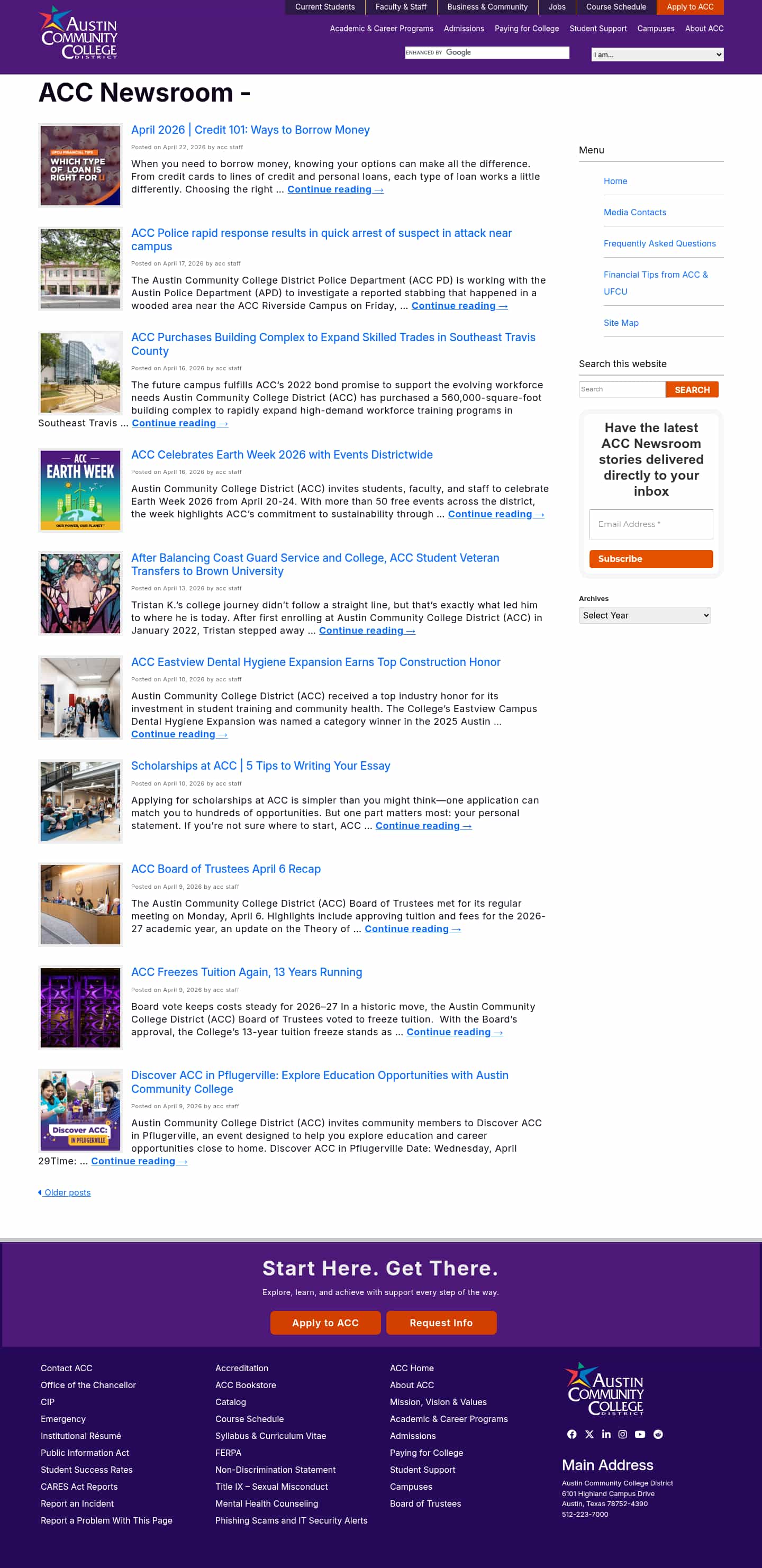 Latest website image capture